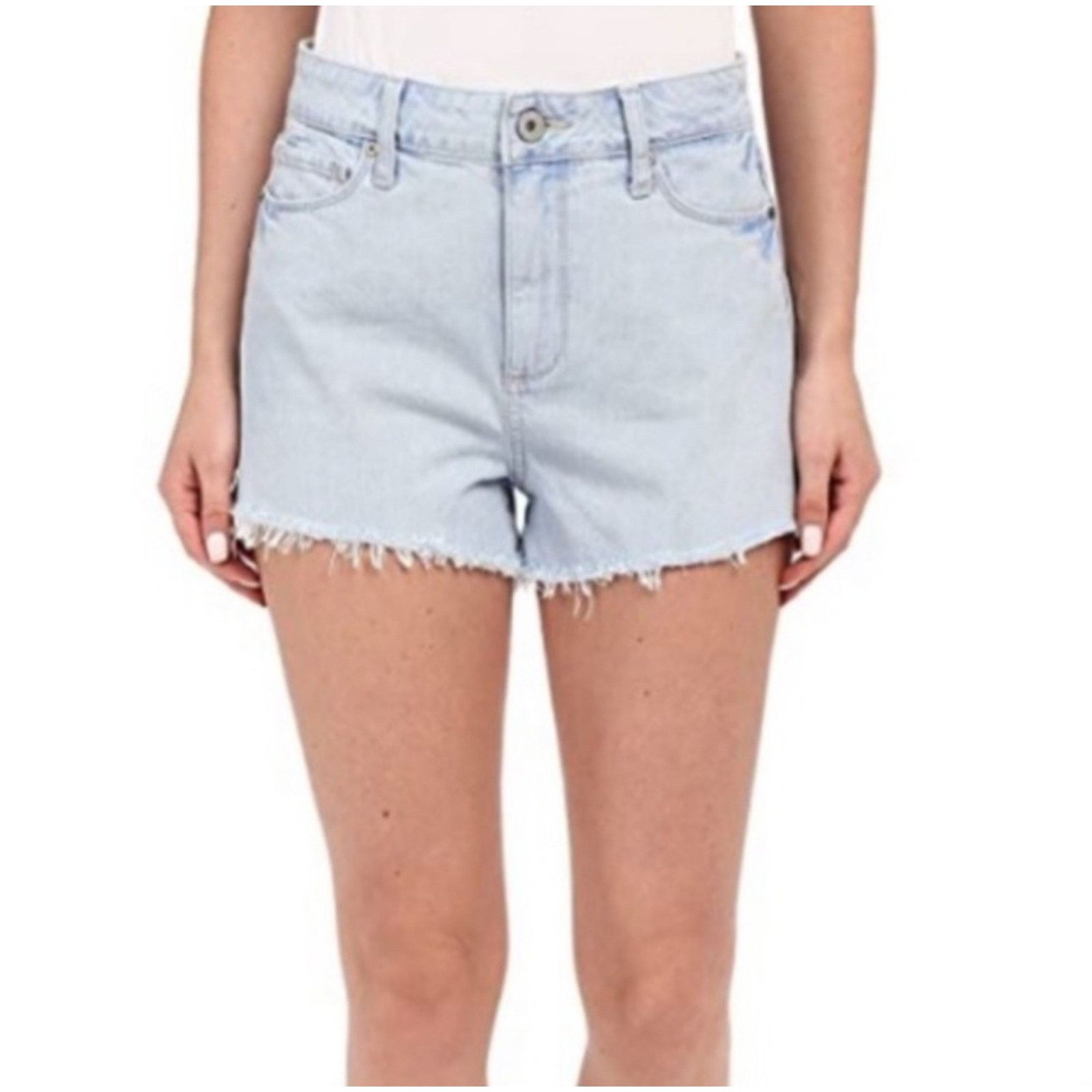 Paige Paige Margot High-Rise Stretch Cut Off Denim in Noelly 26 Size 26" / US 2 / IT 38 - 4 Thumbnail