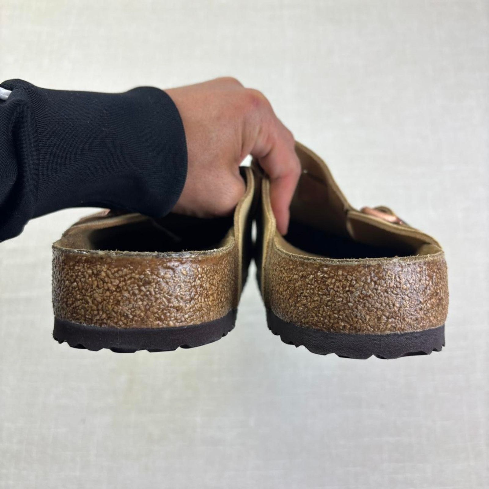 Birkenstock ☕️ 2023 Birkenstock Boston Suede “Latte Cream” 13M Size US 13 / EU 46 - 6 Thumbnail
