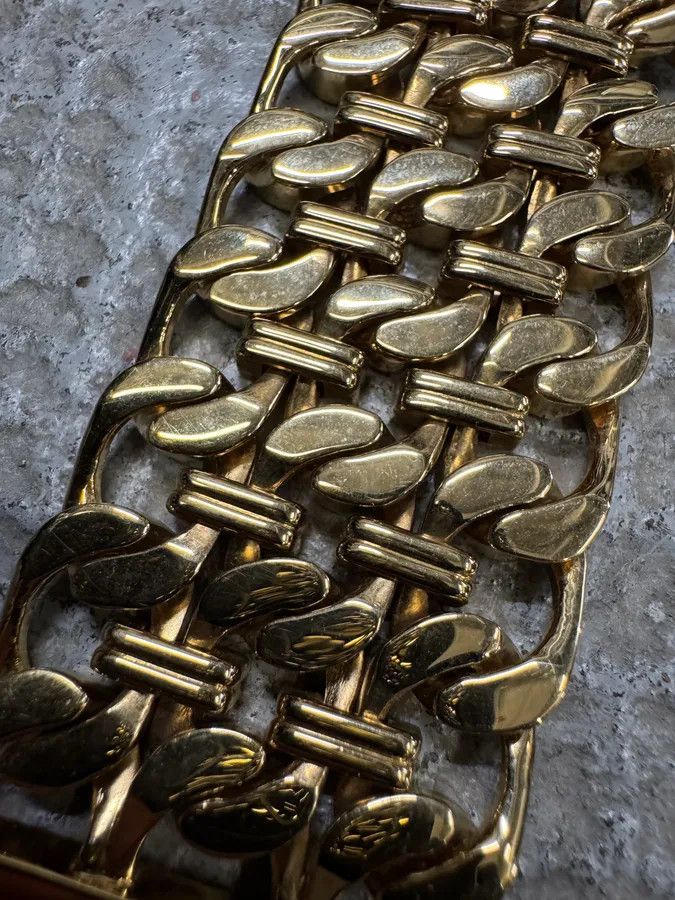 Roberto Cavalli 2000s Roberto Cavalli Chain Linked Gold Contemporary Watch Size ONE SIZE - 7 Thumbnail