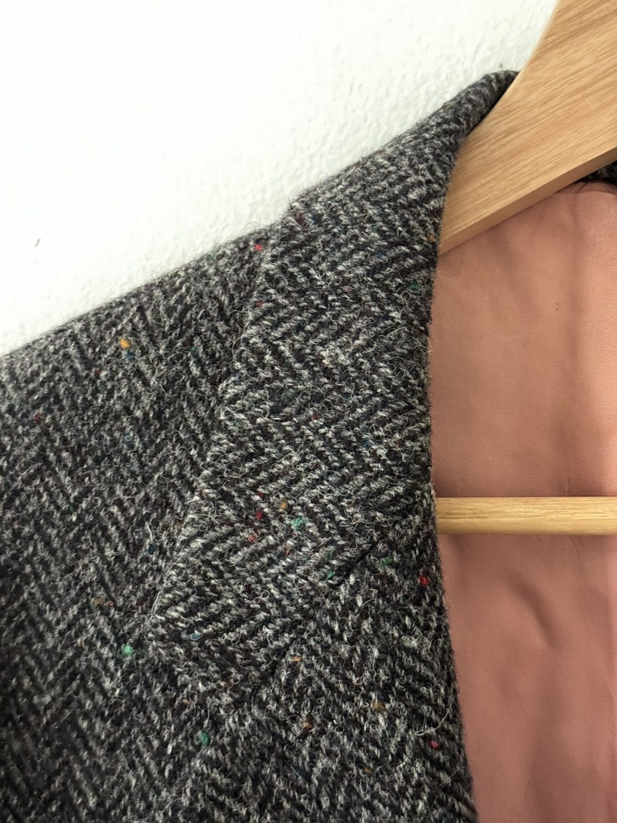 Harris Tweed Harris Tweed vintage grey overcoat Size US M / EU 48-50 / 2 - 2 Thumbnail