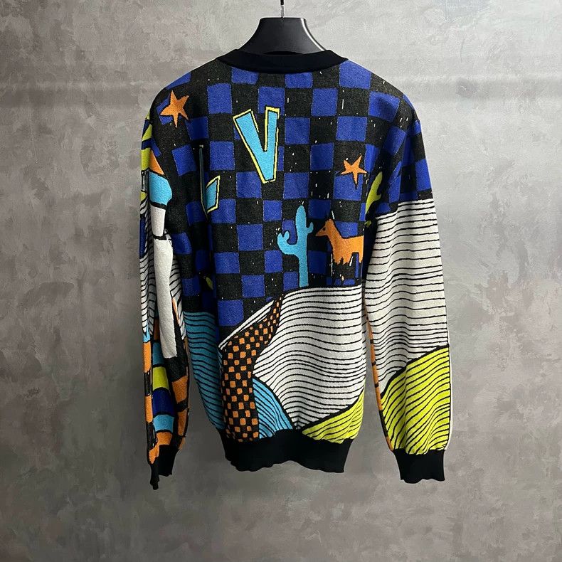 Louis Vuitton Louis Vuitton Multicolor cartoon animal pattern jacquard s Size US M / EU 48-50 / 2 - 5 Thumbnail
