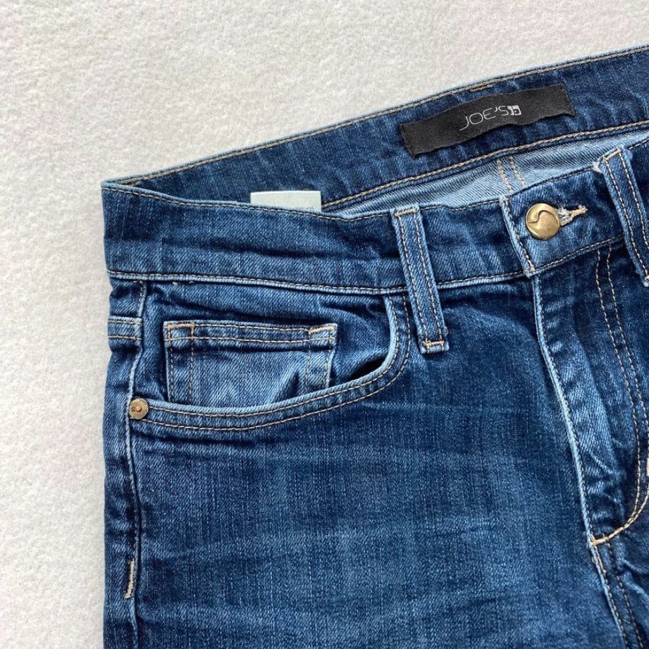 Vintage Joe's Jeans The Brixton Mens 29x32 Straight Dark Wash Blue Stretch Denim Jeans Size US 29 - 3 Thumbnail