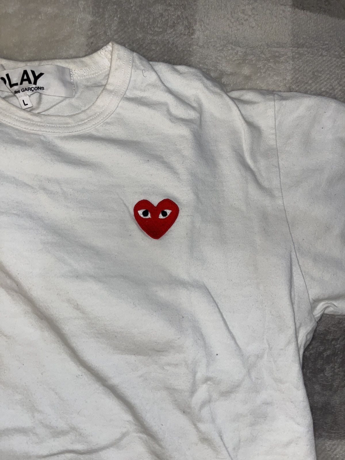Comme des Garcons PLAY CDG DOUBLE HEART Size US L / EU 52-54 / 3 - 1 Thumbnail