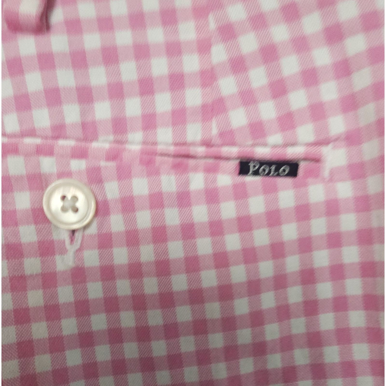 Polo Ralph Lauren Polo Ralph Lauren Stretch Classic Fit Men Pink Plaid 36 Size US 36 / EU 52 - 3 Thumbnail