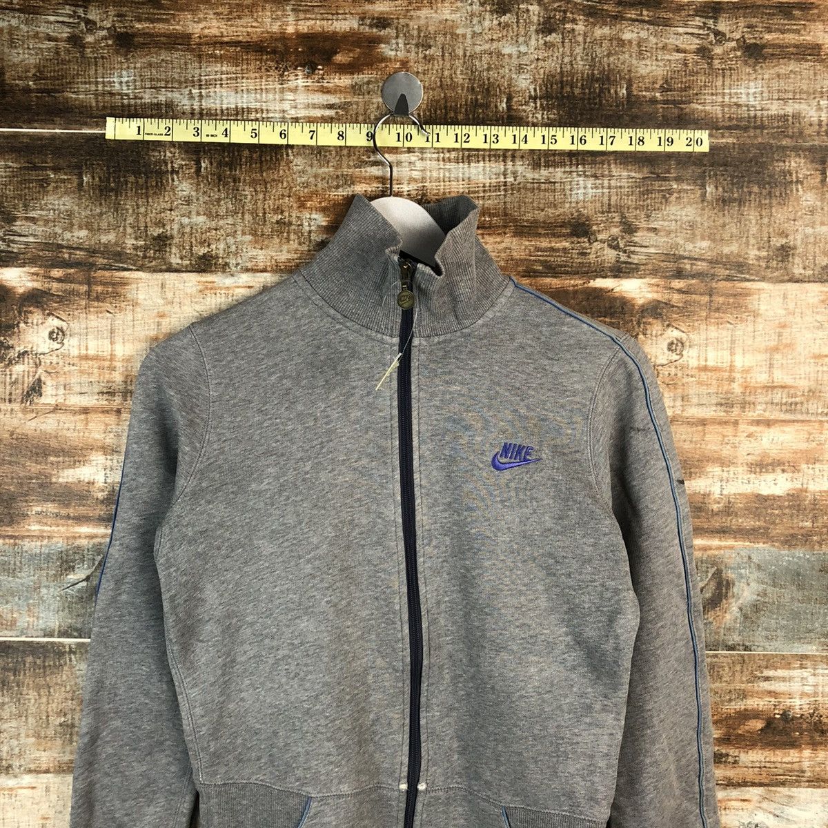 Nike Nike vintage sportwear Grey sweater Sweatshirt #A1573 Size S / US 4 / IT 40 - 2 Thumbnail