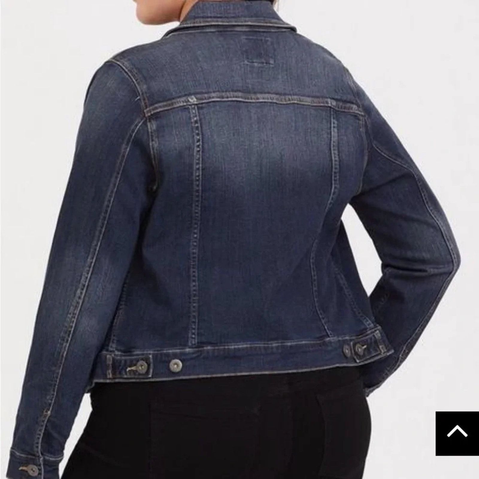 Torrid Torrid distressed denim jacket size 1 (14-16 or 1X) Size XL / US 12-14 / IT 48-50 - 8 Thumbnail
