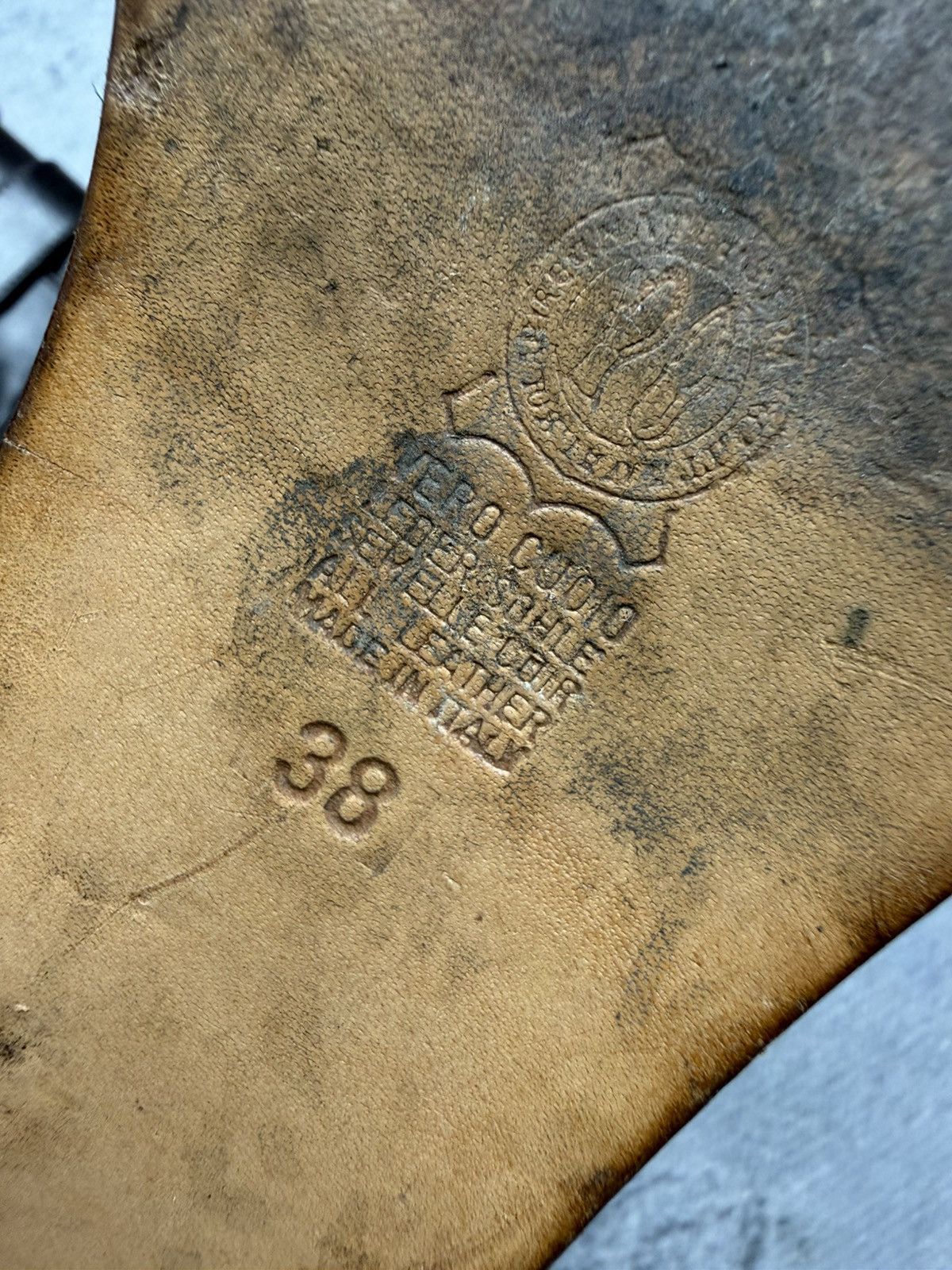 If Six Was Nine Vintage Italian Brown Leather Riding Boots Buckle Straps y2k Size US 7.5 / IT 37.5 - 14 Thumbnail