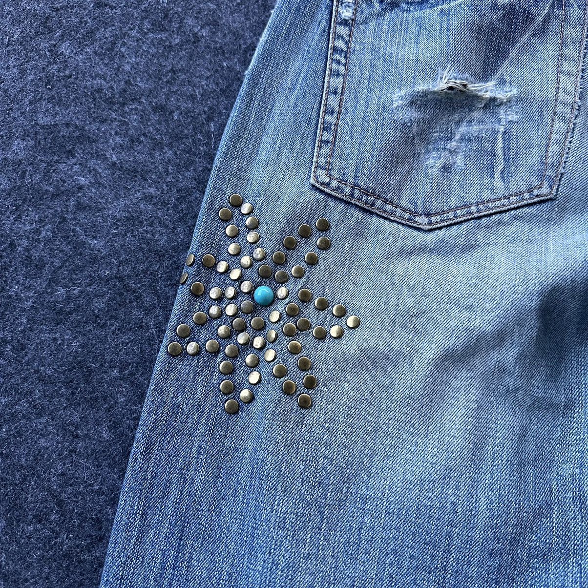 Japanese Brand Fudge Regular Distressed Denim W33 D653 Size US 33 - 14 Thumbnail