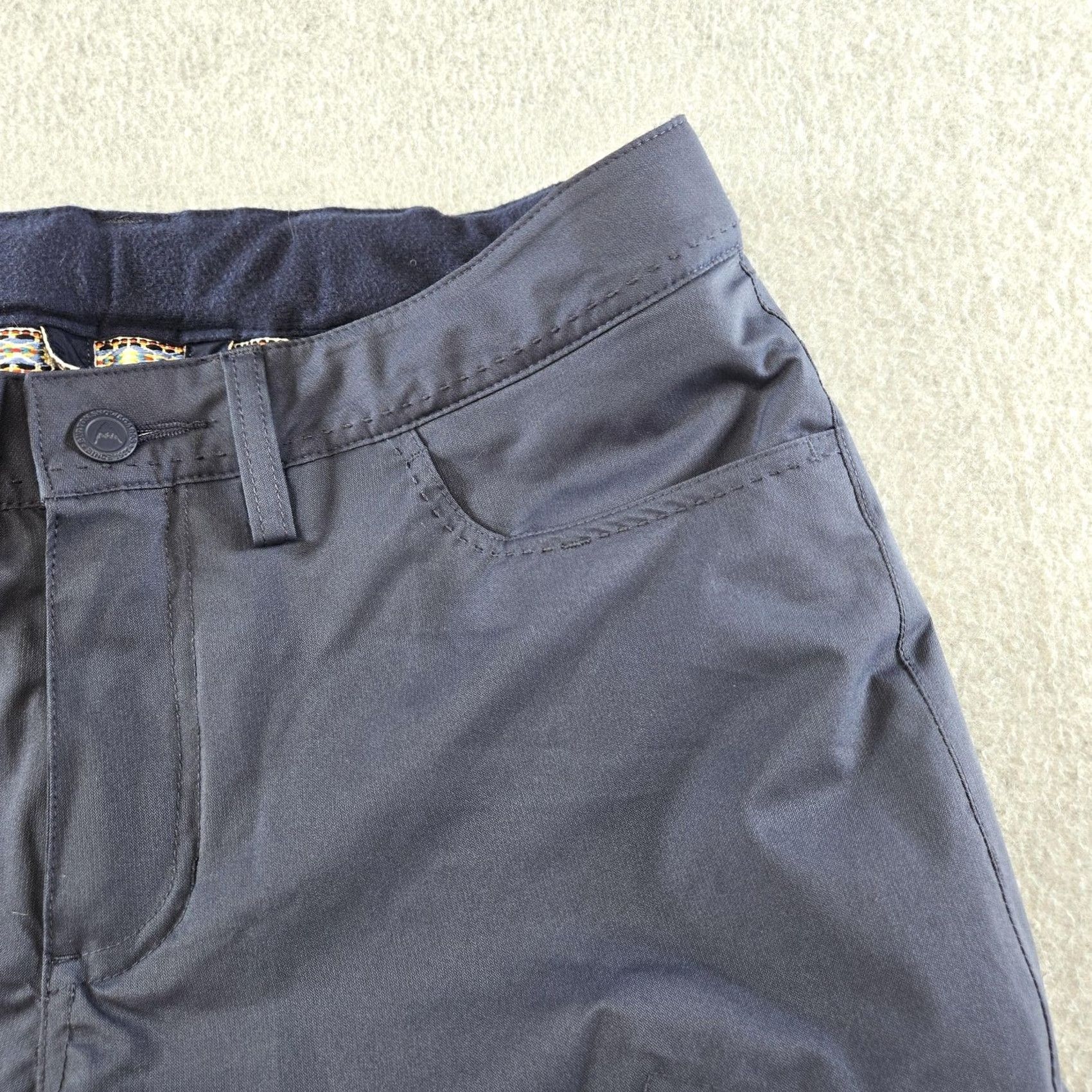 Burton VINTAGE? No — Burton Snow Pants Womens XS Blue Bootcut Insulated Lined Polyester Pockets Zipper Belt Loops Gaiters Size 26" / US 2 / IT 38 - 3 Thumbnail