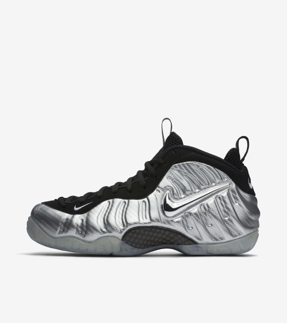Nike Air Foamposite Pro Metallic Silver Size US 8.5 / EU 41-42 - 7 Thumbnail