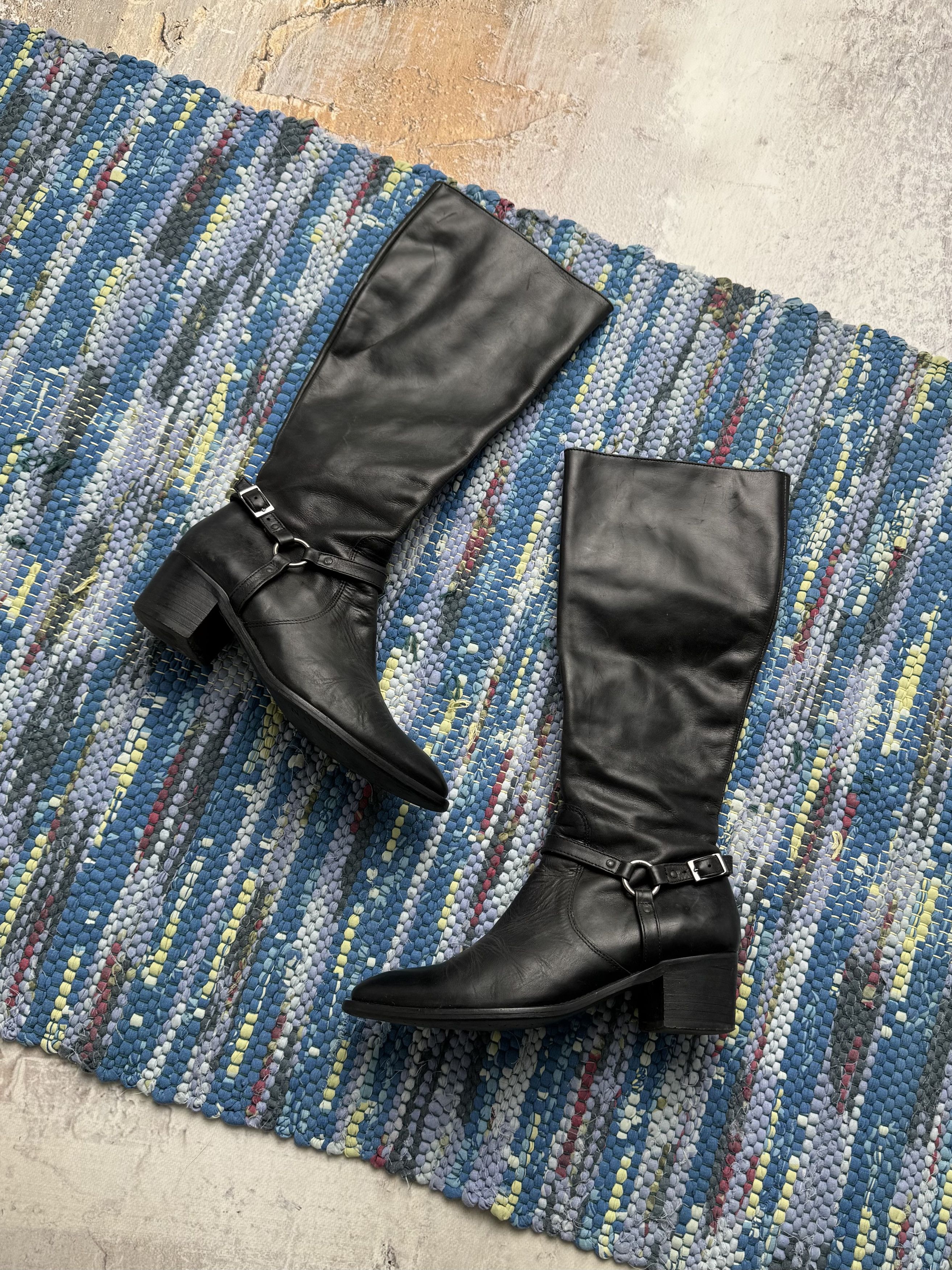 Vintage Vintage Leather Boots With Bondages A8D15(V8) Size US 7 / IT 37 - 1 Thumbnail