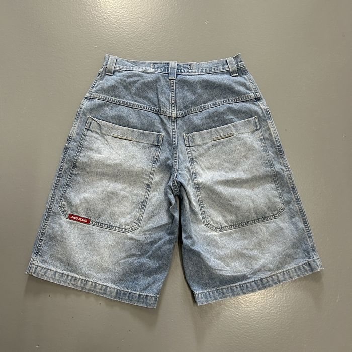 Short Baggy JNCO Dragon Noir Vintage Années 90 - Taille 38, Poches Profondes, Neuf Avec étiquettes