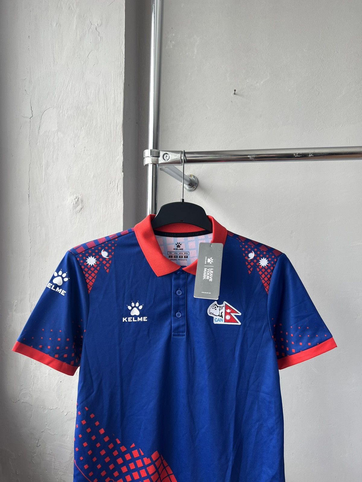 Other NEW! 2022/23 NEPAL TEAM WORLD CUP CRICKET SHIRT JERSEY KELME Size US M / EU 48-50 / 2 - 4 Thumbnail