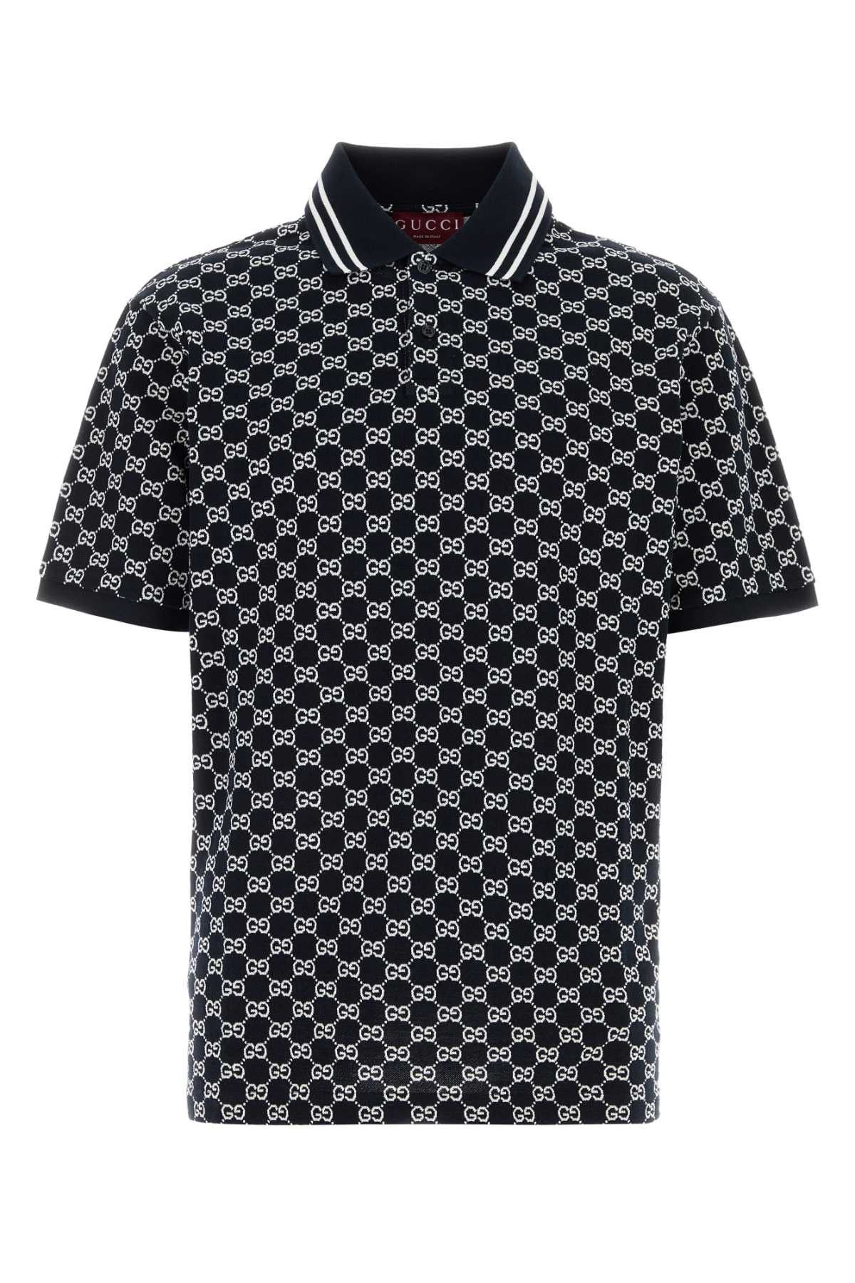 Gucci Embroidered Piquet Polo Shirt Size US L / EU 52-54 / 3 - 1 Thumbnail