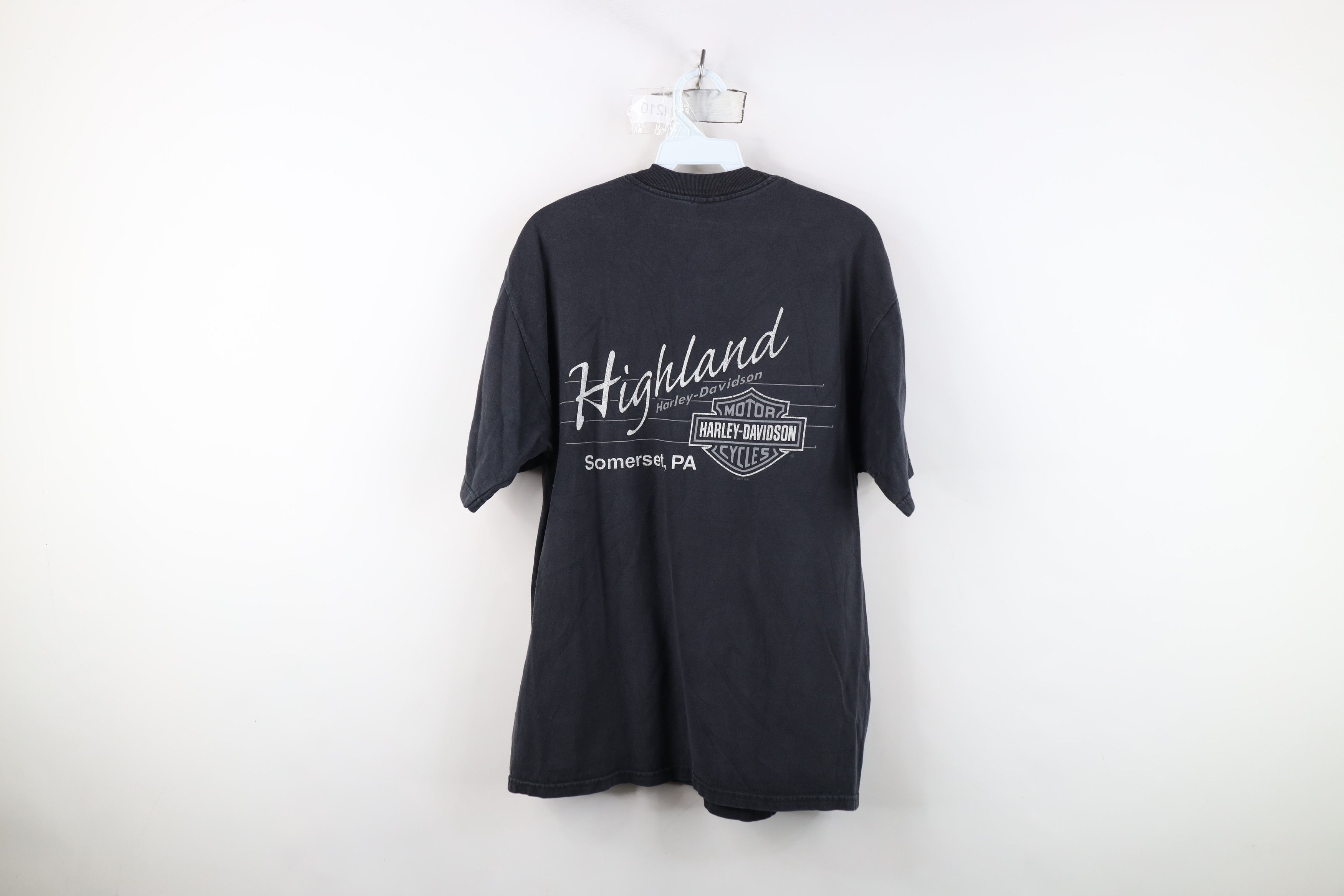 Harley Davidson Vintage Y2K Harley Davidson Motor Oil T-Shirt Black USA Size US L / EU 52-54 / 3 - 12 Thumbnail