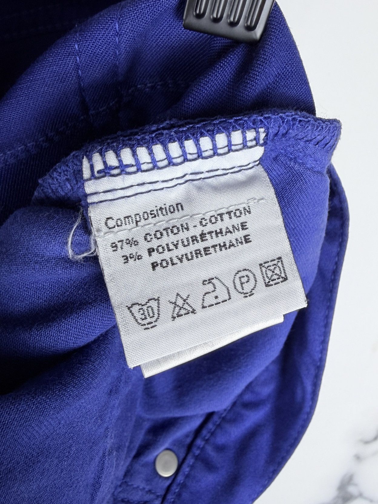 Dior SS09 Dior Homme Planisphere Blue Stretch Cotton Jeans Size US 30 / EU 46 - 9 Thumbnail