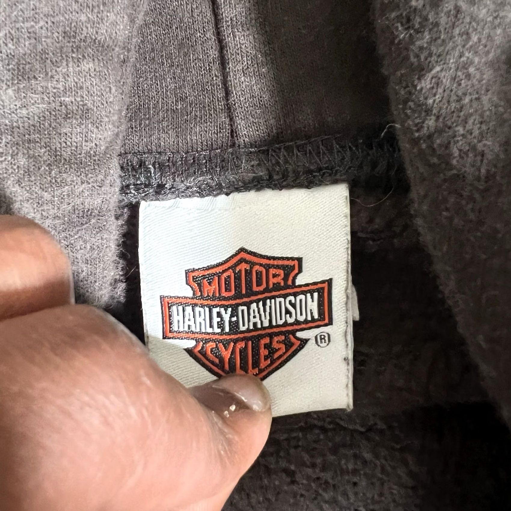 Harley Davidson VINTAGE Harley-Davidson Fear No One Full Zip Hoodie 2XL Men Gray USA Biker Hoodie Size US XXL / EU 58 / 5 - 5 Thumbnail