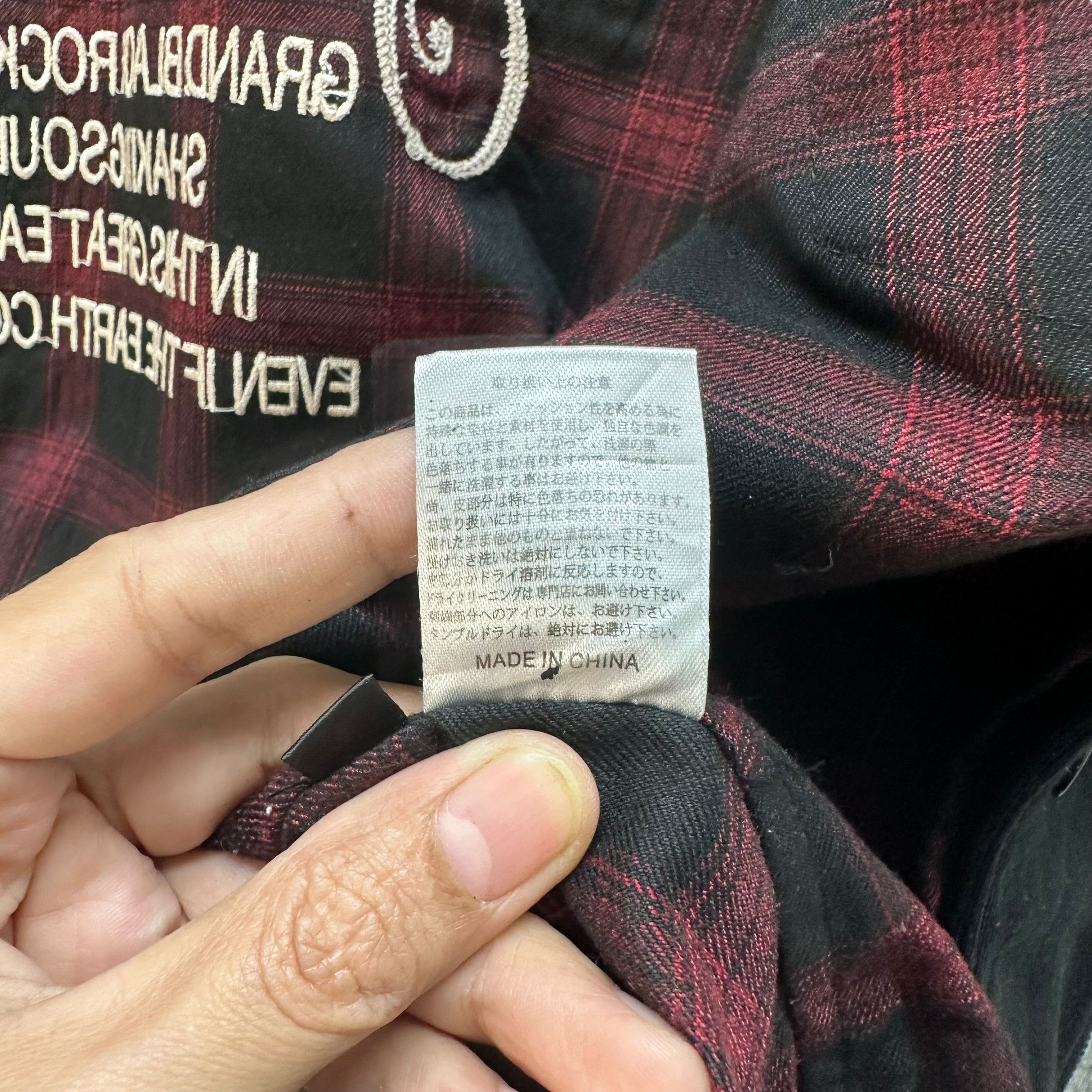 Japanese Brand LUV MAISON TARTAN DOUBLE LAYER HOODIE JACKET #8911-038 Size US M / EU 48-50 / 2 - 12 Thumbnail