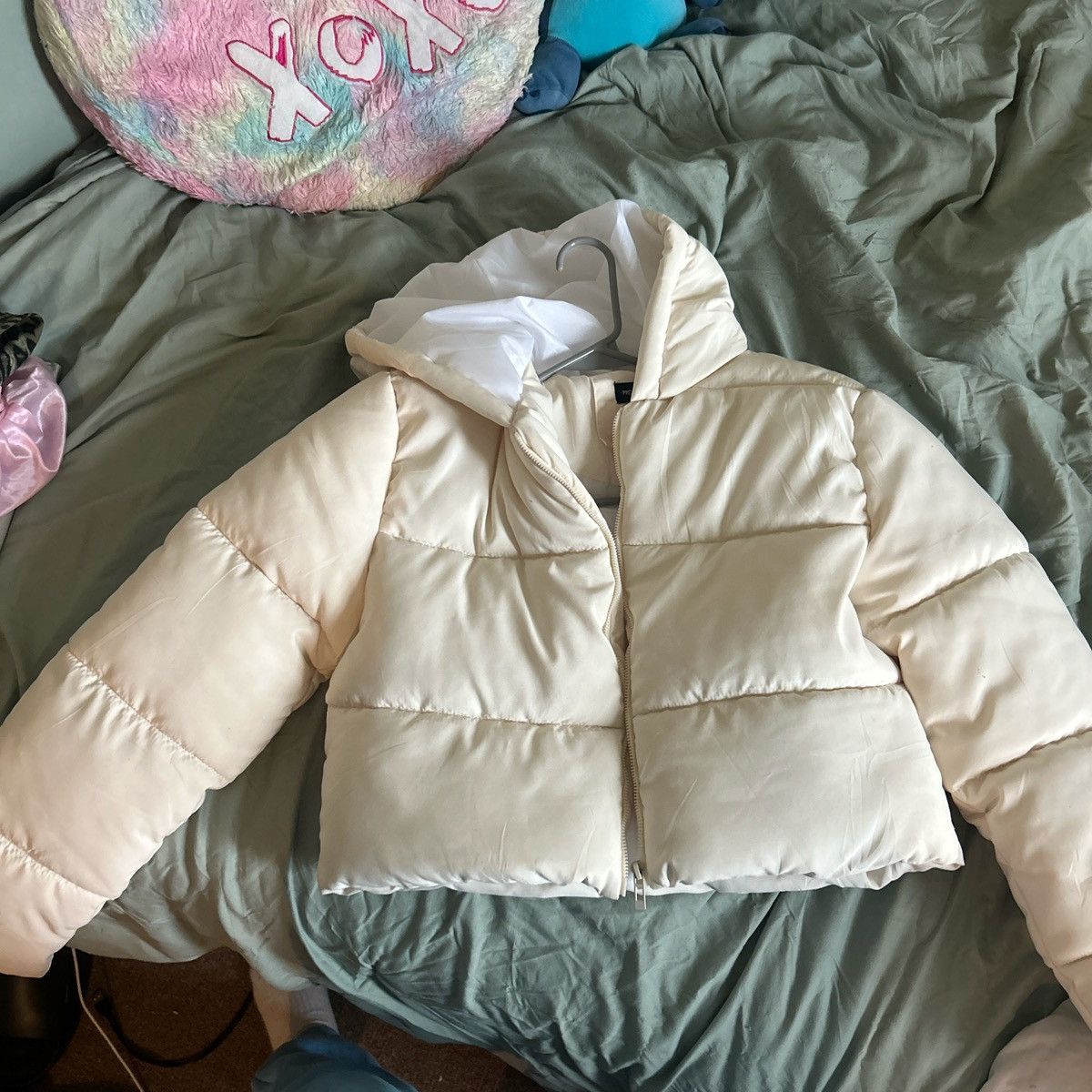 PrettyLittleThing Cropped puffer Size L / US 10 / IT 46 - 1 Thumbnail