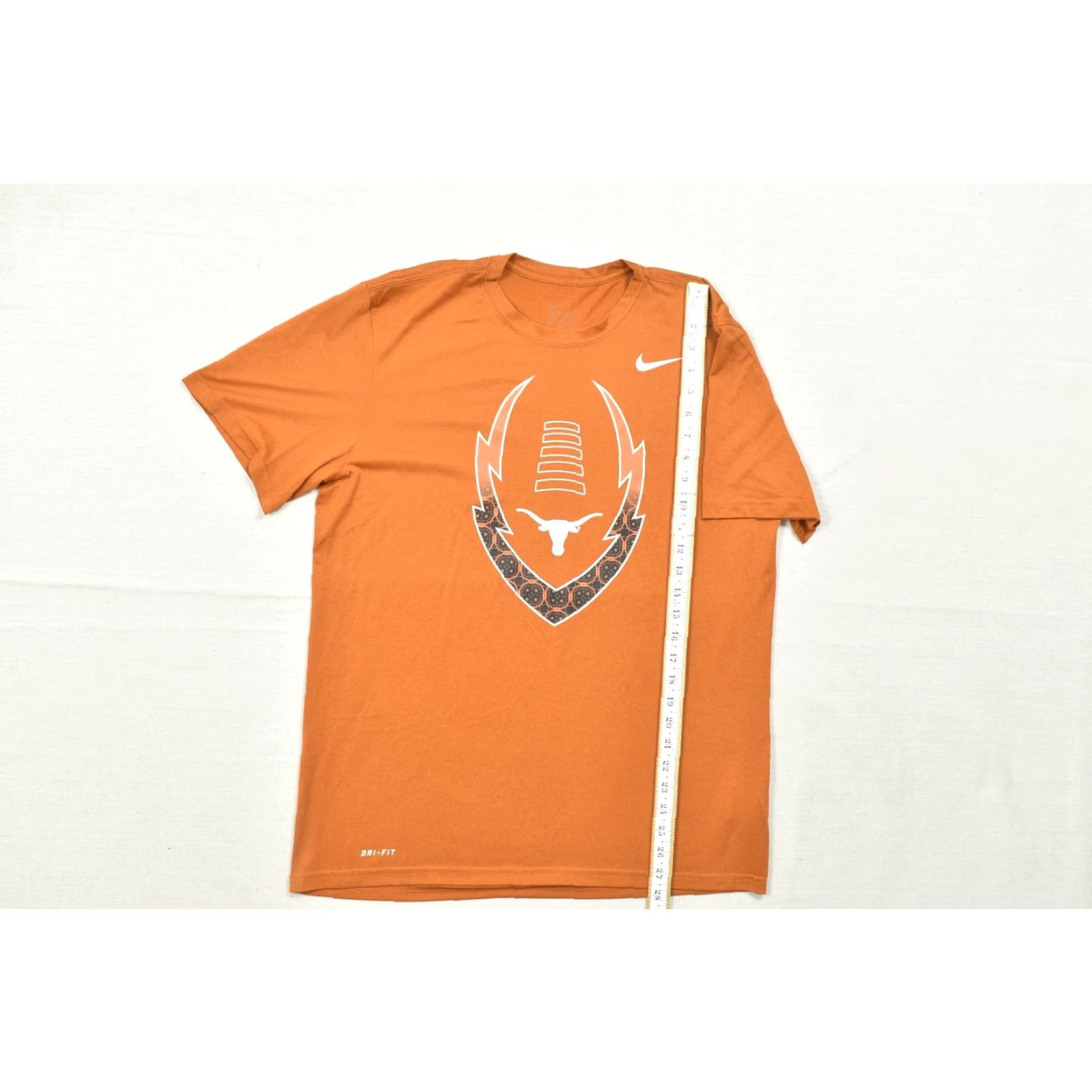 Nike Nike Dri-FIT Texas Longhorns Men's Large Orange Short Sleeve T-Shirt Size US 33 - 5 Thumbnail