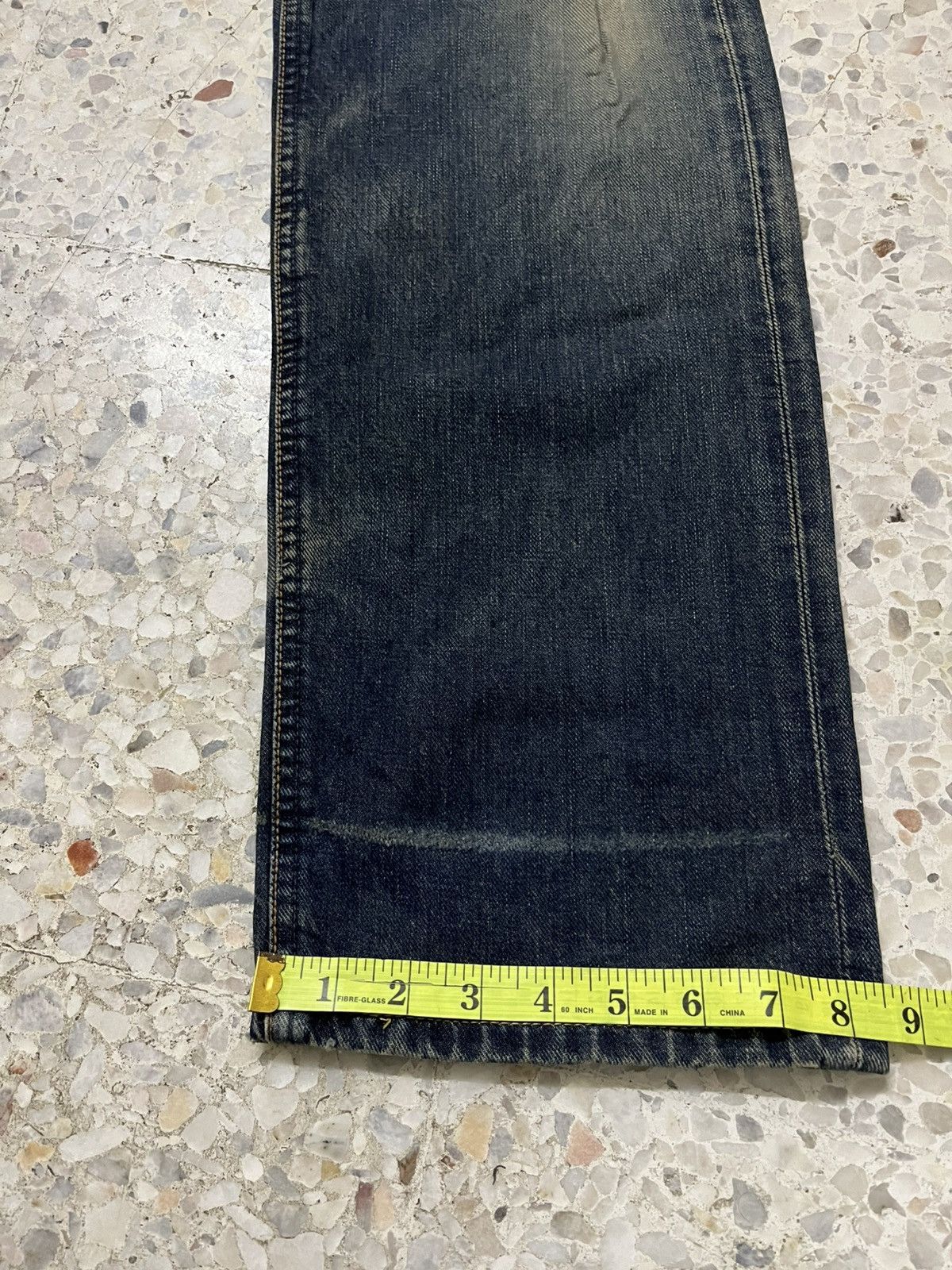 Lee × Vintage Vintage distressed LEE rider half selvedge denim Size US 30 / EU 46 - 14 Thumbnail
