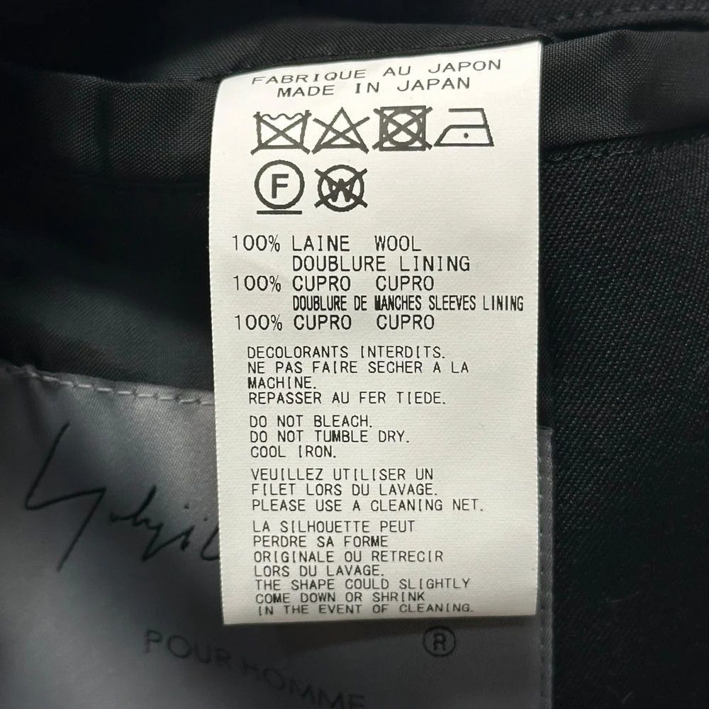 Yohji Yamamoto Yohji Yamamoto pour homme/23SS modified lapel jacket Size US M / EU 48-50 / 2 - 7 Thumbnail