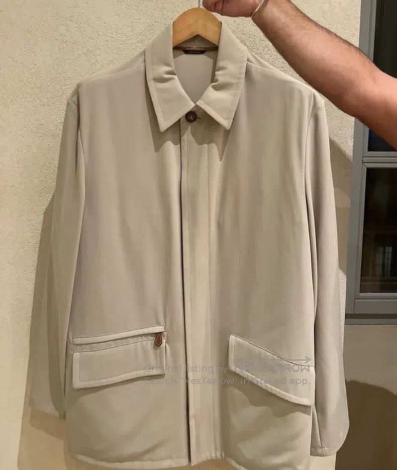 Loro Piana Loro Piana Tech Material Overcoat Beige Size US XL / EU 56 / 4 - 1 Thumbnail