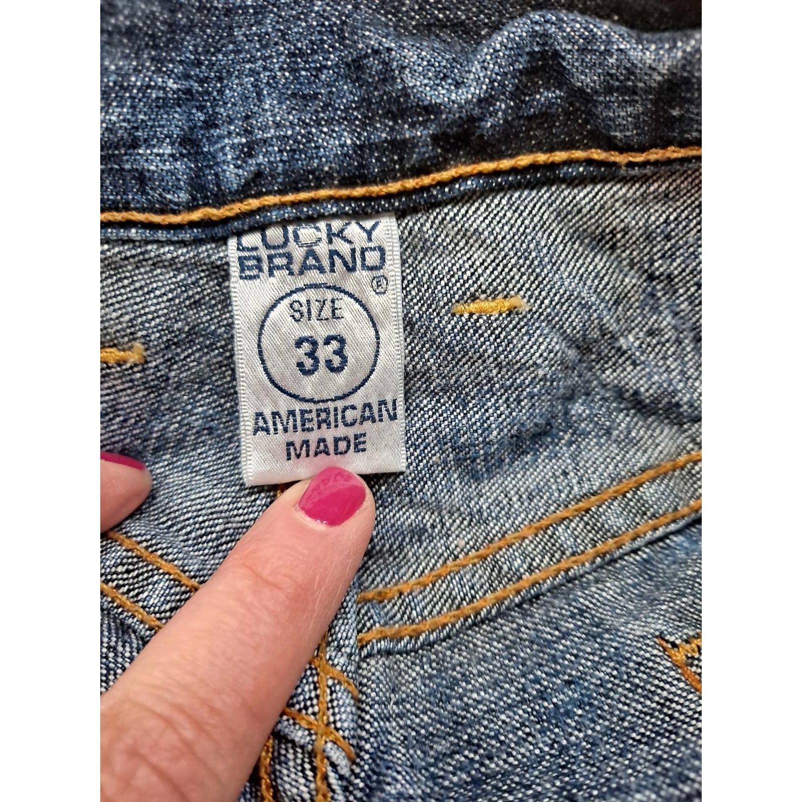 Lucky Brand Lucky Brand Dungarees Bootleg Size 33 Size US 33 - 4 Thumbnail