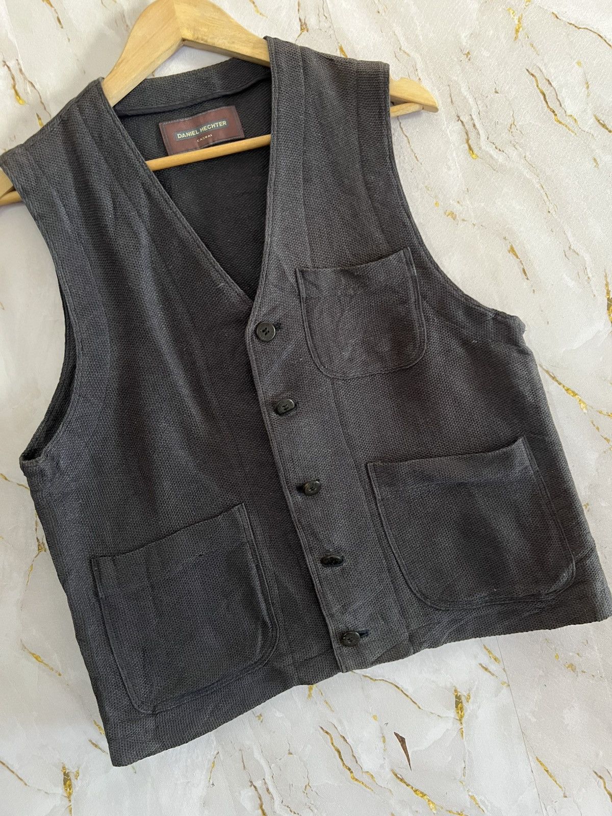 Daniel Hechter Vintage Daniel Hechter Vest French Designer Waistcoat Size US L / EU 52-54 / 3 - 4 Thumbnail