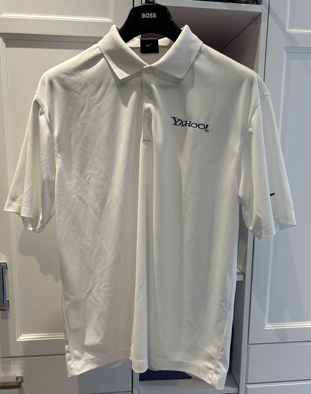 Nike Vintage Nike x Yahoo Golf Polo Size US L / EU 52-54 / 3 - 1 Thumbnail