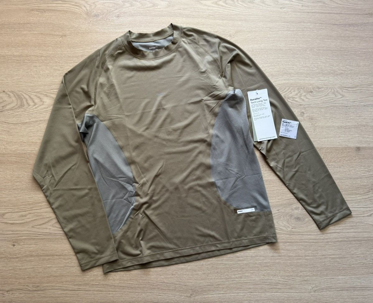 Satisfy Satisfy Running AuraLite Tech Army Green Long Sleeve Size US L / EU 52-54 / 3 - 1 Thumbnail