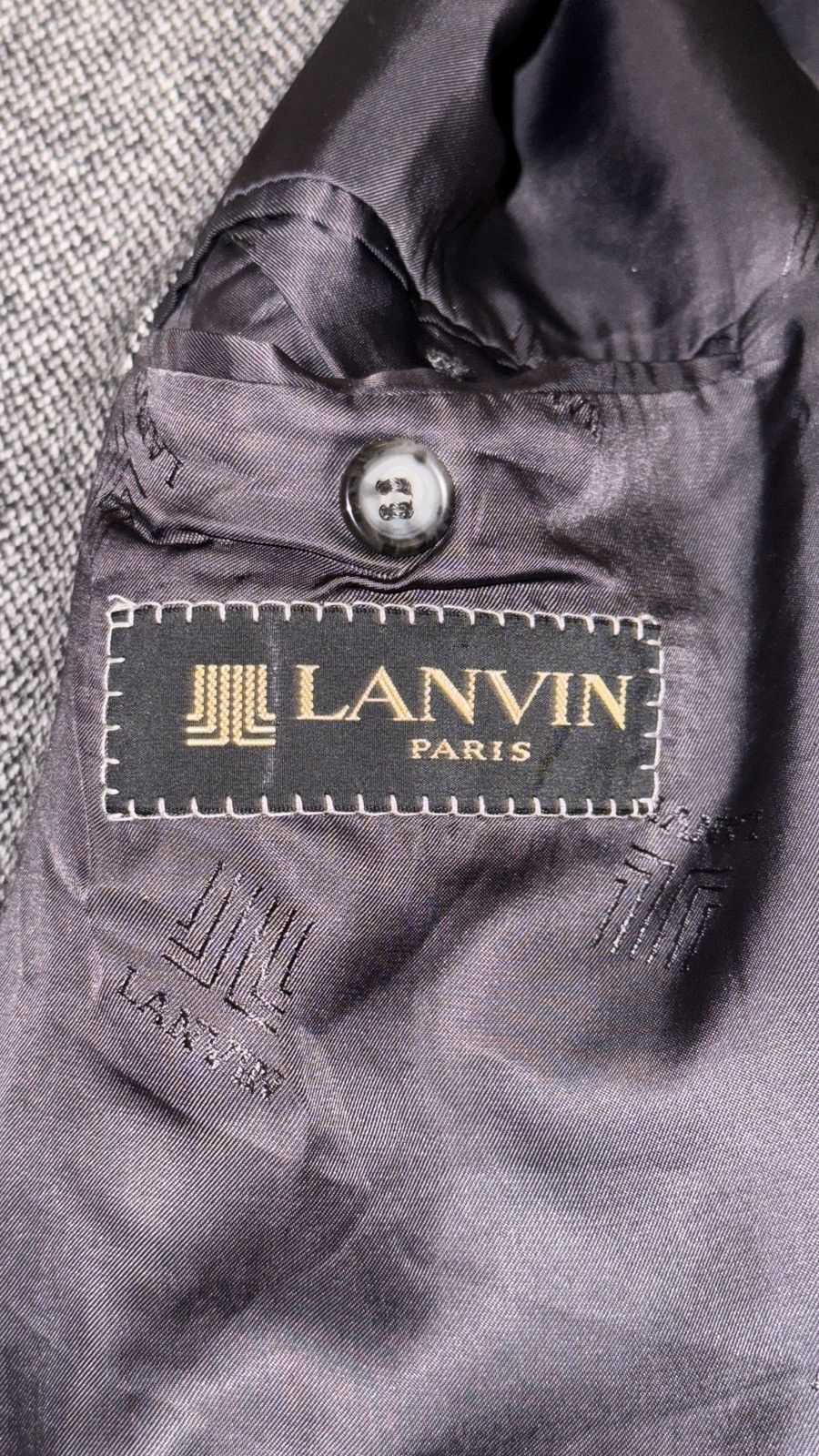Lanvin × Vintage Lanvin 1980s Coat Size US XXL / EU 58 / 5 - 4 Thumbnail