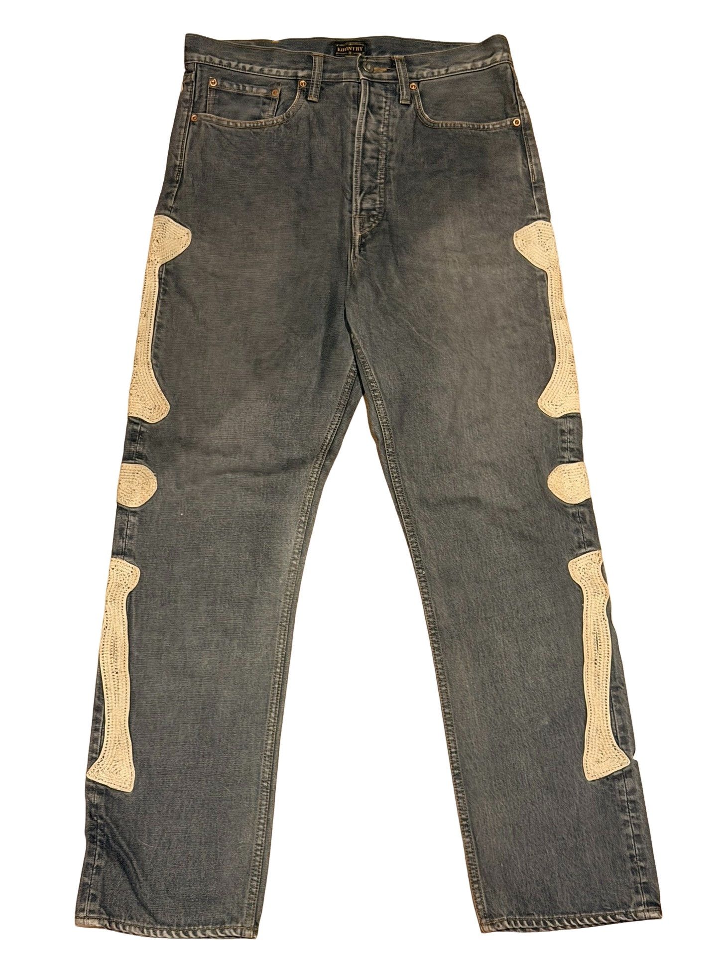 Kapital Kapital Bone Patch Denim Jeans Size 32 Size US 32 / EU 48 - 1 Thumbnail