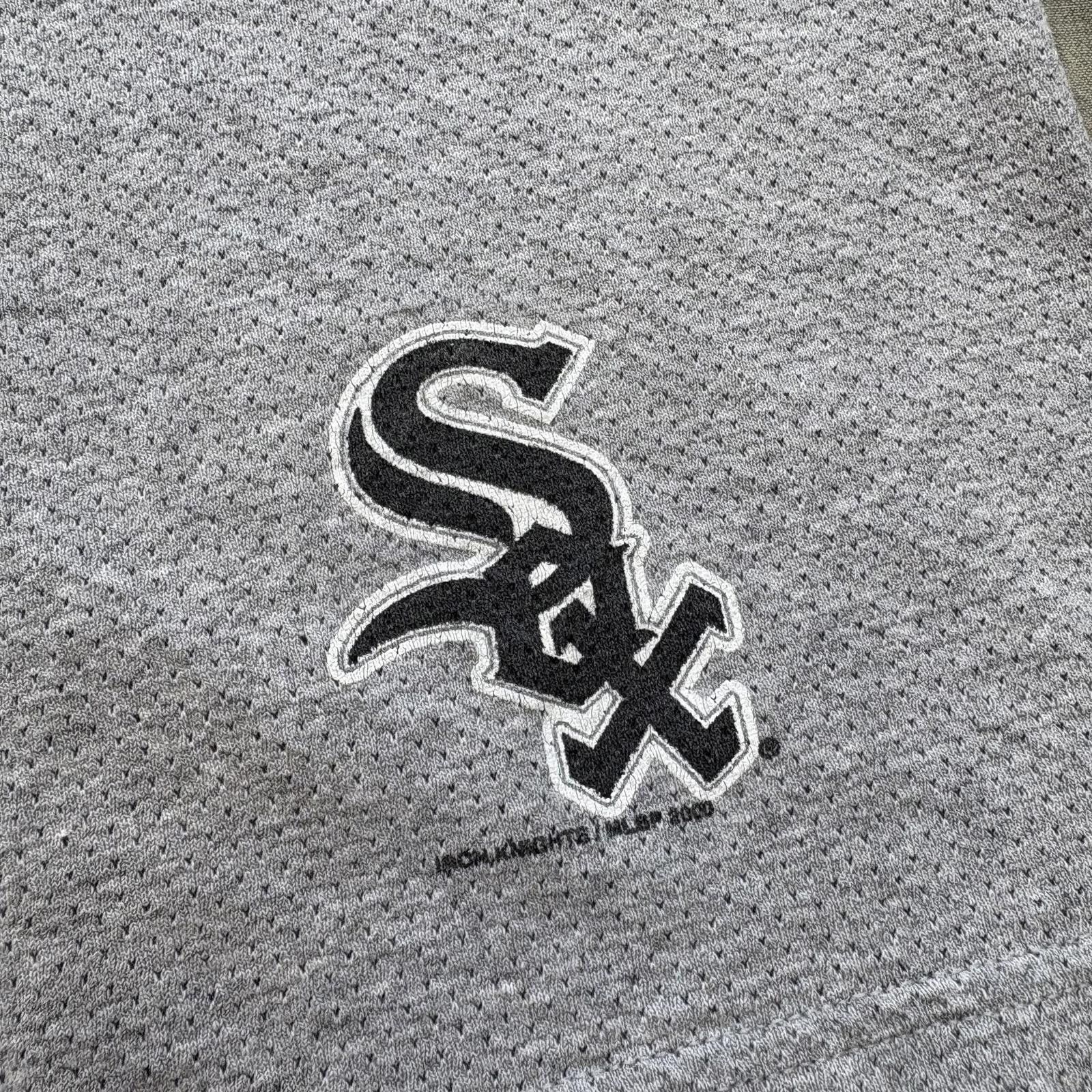MLB Vintage 90s Y2K Chicago White Sox MLB Baseball Sports Shorts Size US 36 / EU 52 - 3 Thumbnail