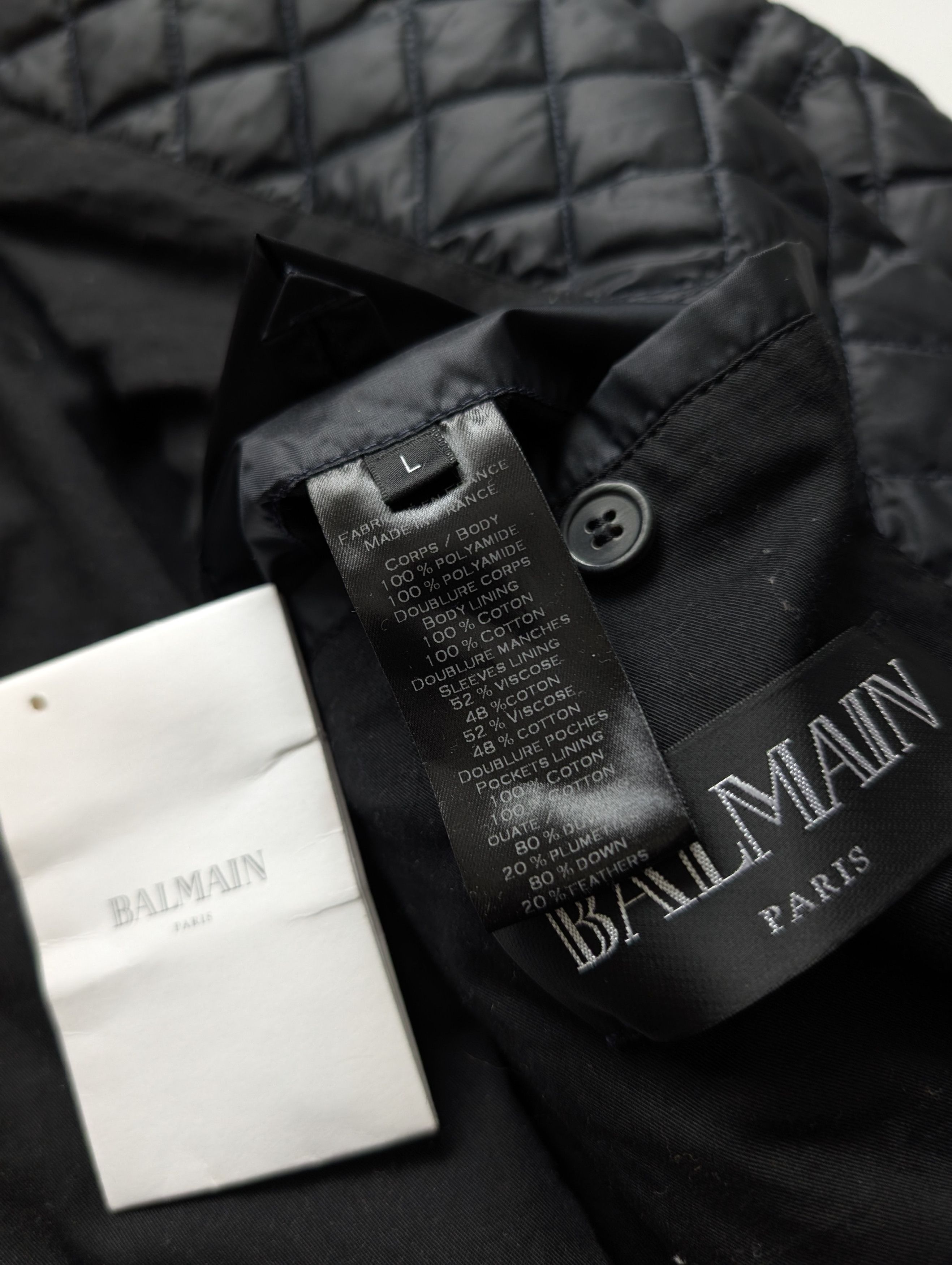 Balmain Balmain Quilted Biker Jacket FW12 (Oliver Rousteing) Size US L / EU 52-54 / 3 - 12 Thumbnail