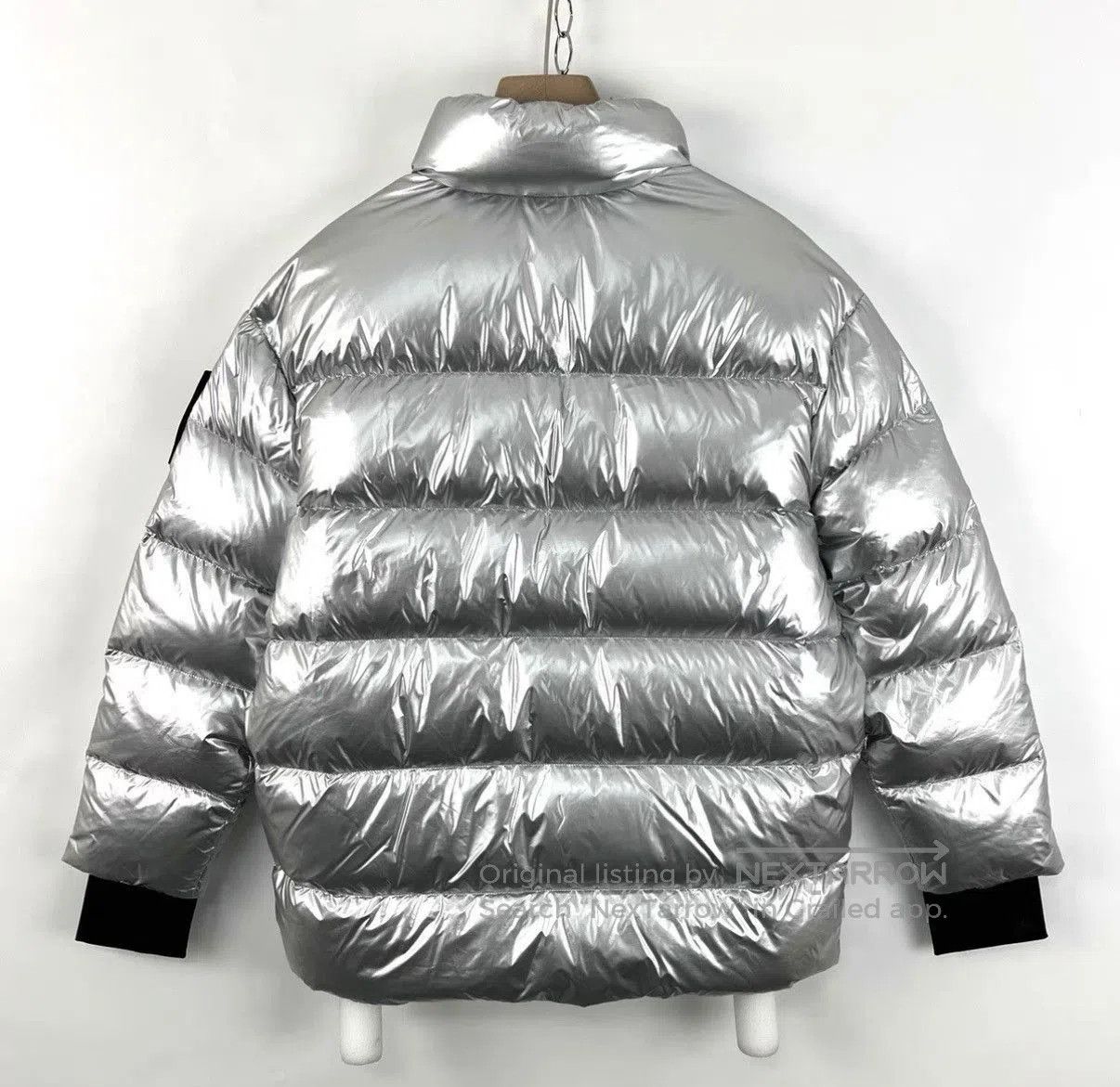Moose Knuckles Silver Puffer Jacket . Size US M / EU 48-50 / 2 - 8 Thumbnail