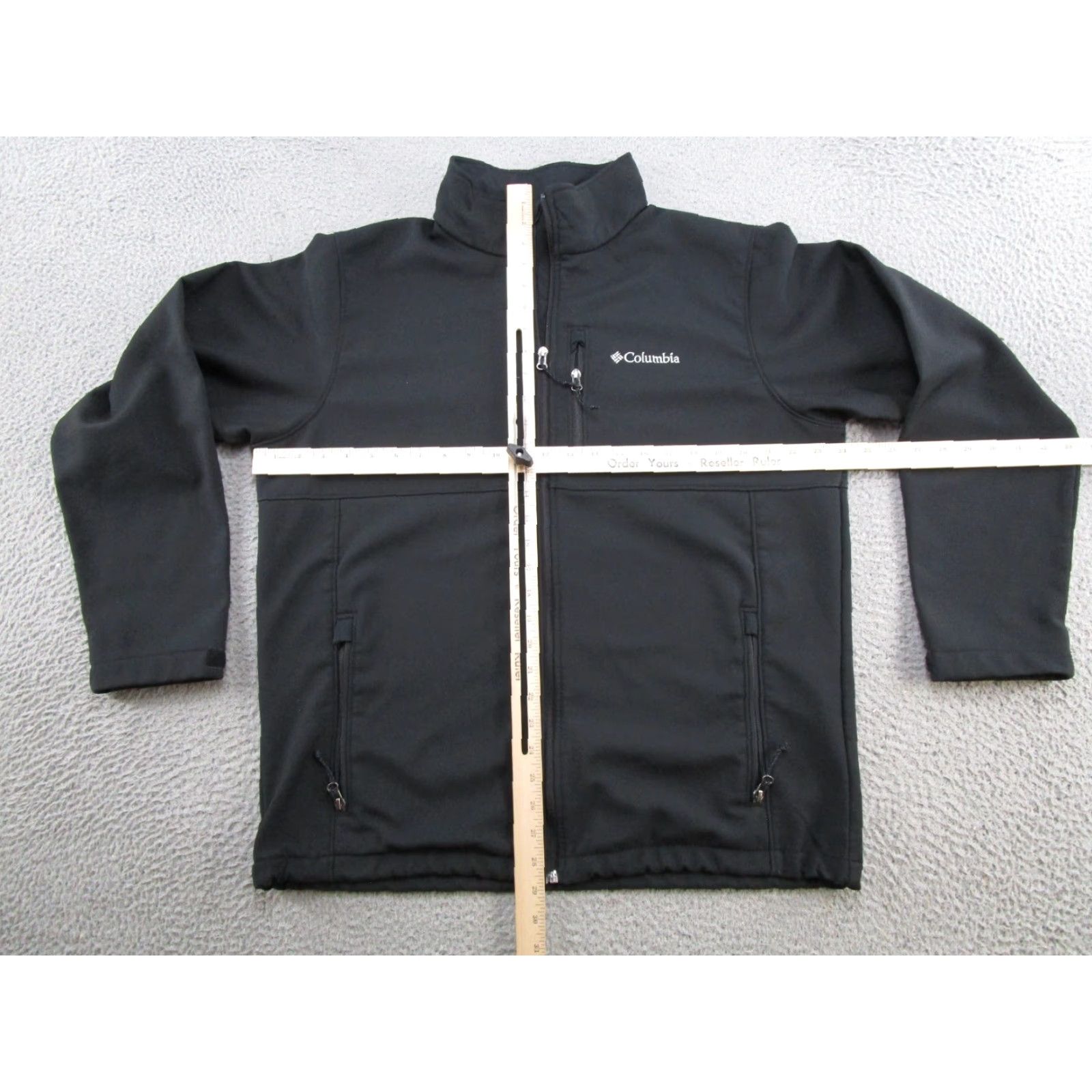 Vintage Columbia Mens Full Zip Black Softshell Jacket SZ L Outdoors Hiking Camping Read Size US L / EU 52-54 / 3 - 4 Thumbnail