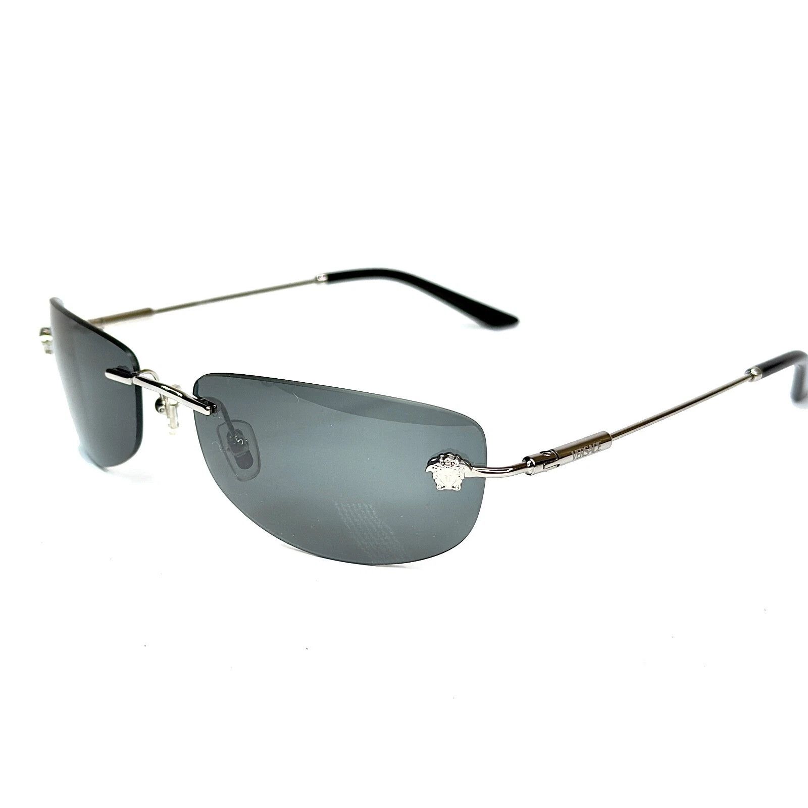 Versace VERSACE VE2279 Runway MEDUSA Stud 2279 Oval Sunglasses Size ONE SIZE - 3 Thumbnail