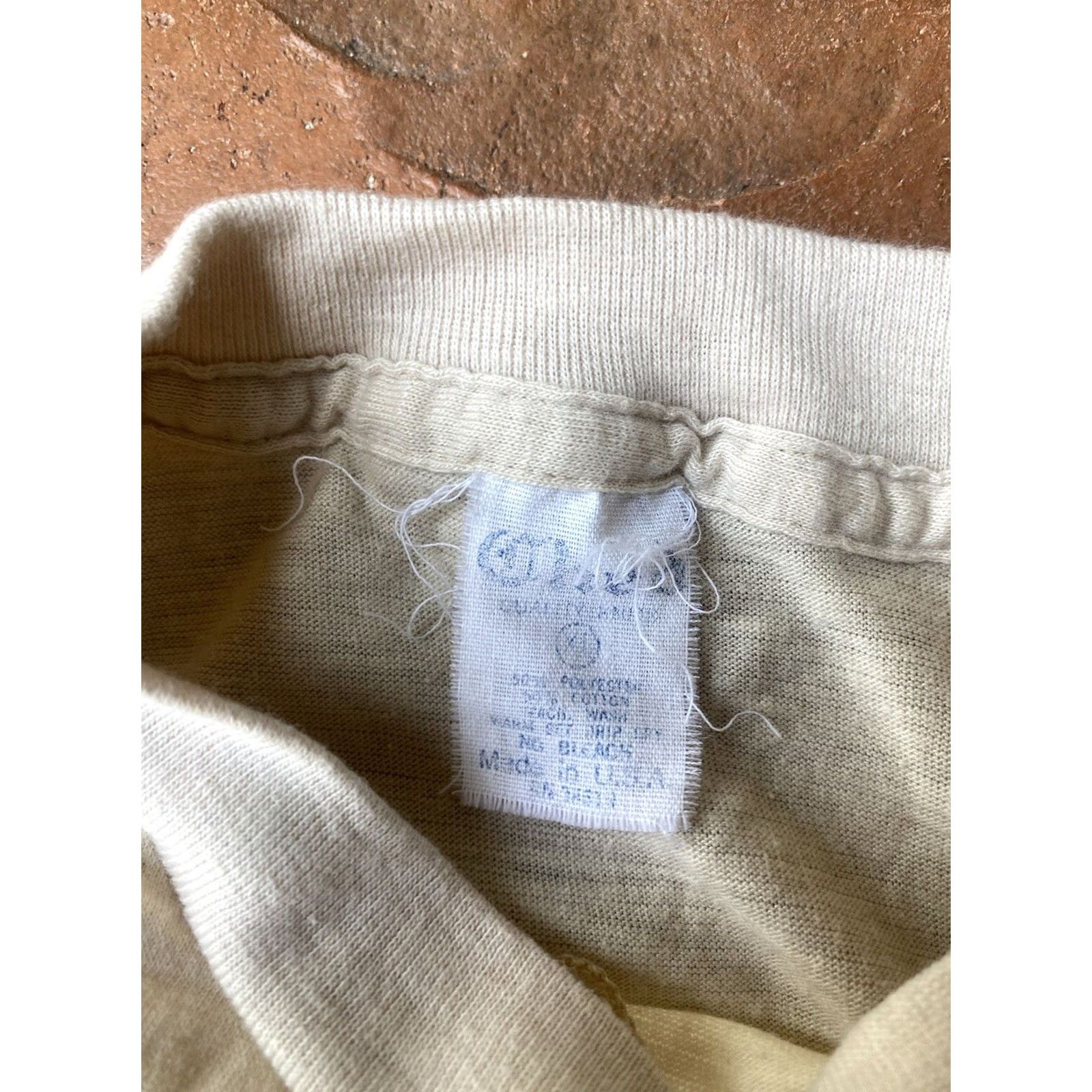 Area VINTAGE Boeing Stearman Pitt Area Oregon Circus T-Shirt XL Beige Cotton Logo Men Crew Neck Short Sleeve 80s 90s Size US XL / EU 56 / 4 - 2 Thumbnail