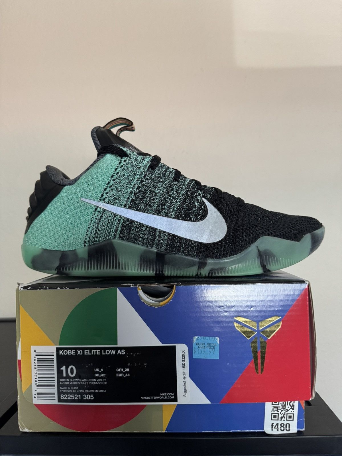 Nike Nike Kobe 11 Elite Low All Star Northern Lights Size 10 Size US 10 / EU 43 - 1 Thumbnail