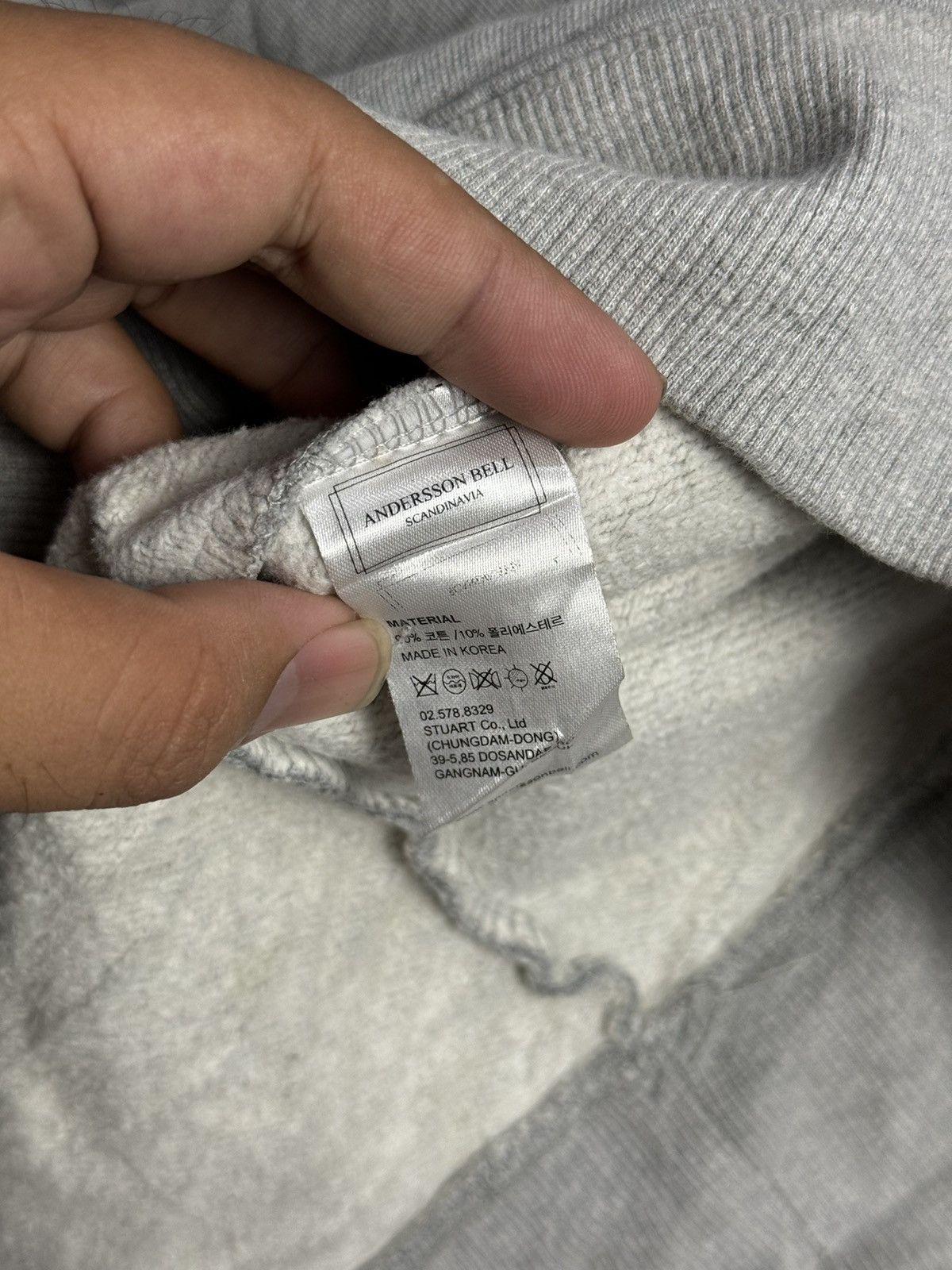 Andersson Bell × JW Anderson Andersson Bell Autumn Winter Hoodie Grey Size US L / EU 52-54 / 3 - 7 Thumbnail