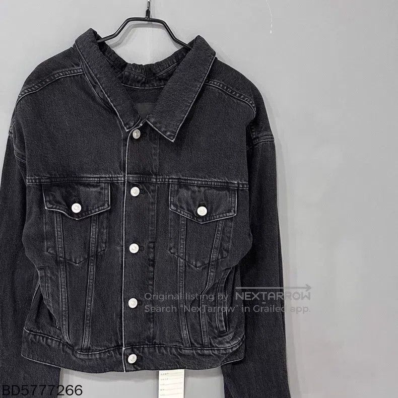 Balenciaga Balenciaga Black denim jacket Size XS / US 0-2 / IT 36-38 - 3 Thumbnail