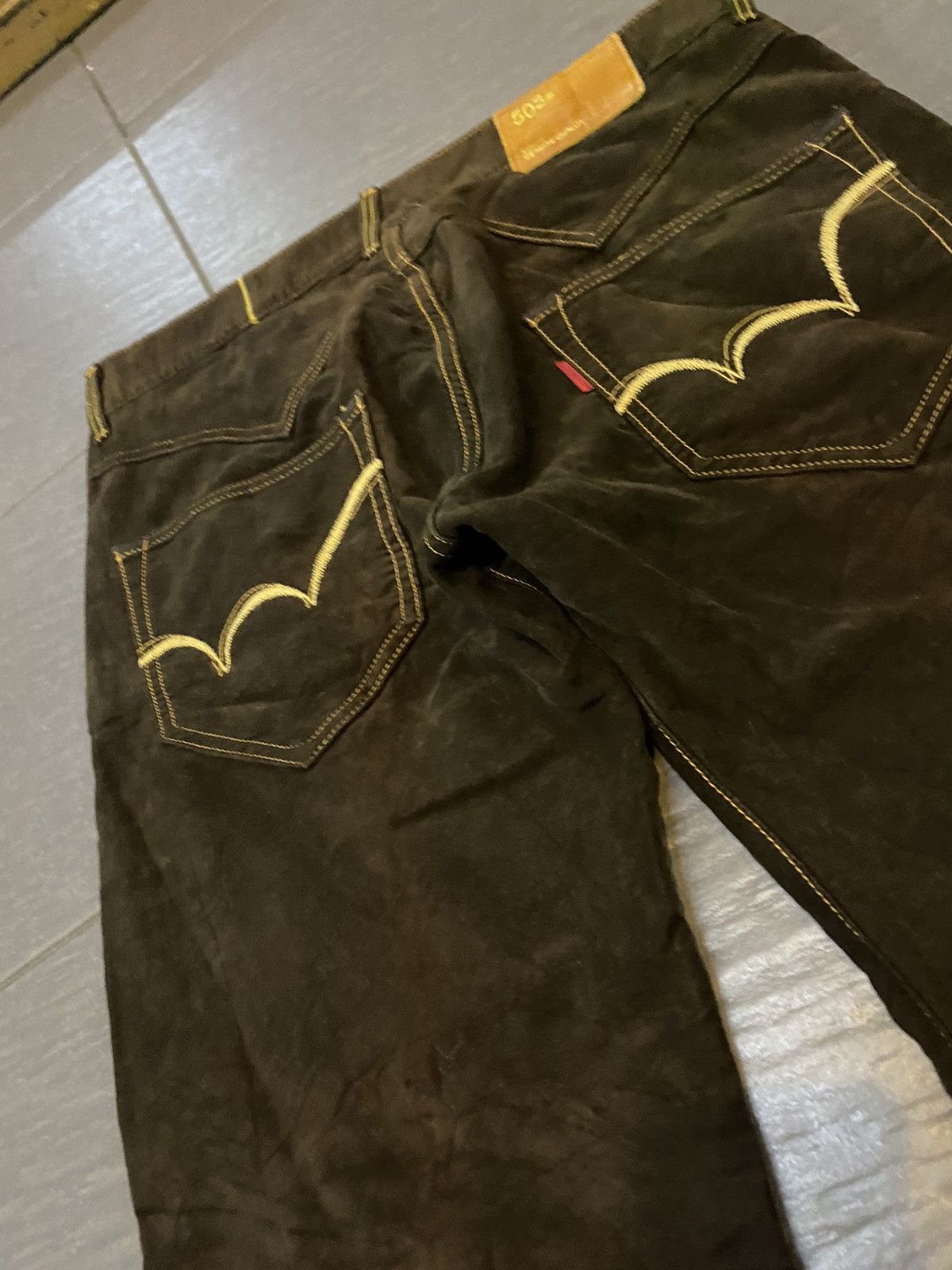 Edwin × Hysteric Glamour × Vintage Vintage Edwin velvet 503 japan 🇯🇵 Size US 38 / EU 54 - 2 Thumbnail