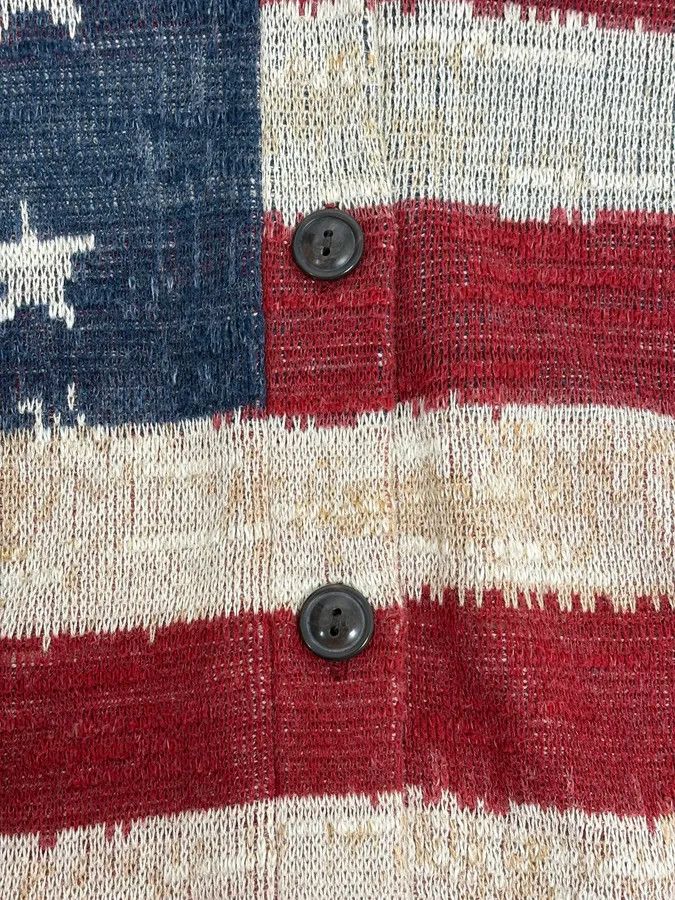 Polo Ralph Lauren 2000s Ralph Lauren Supply USA Flag Cardigan Gilet Size US S / EU 44-46 / 1 - 9 Thumbnail