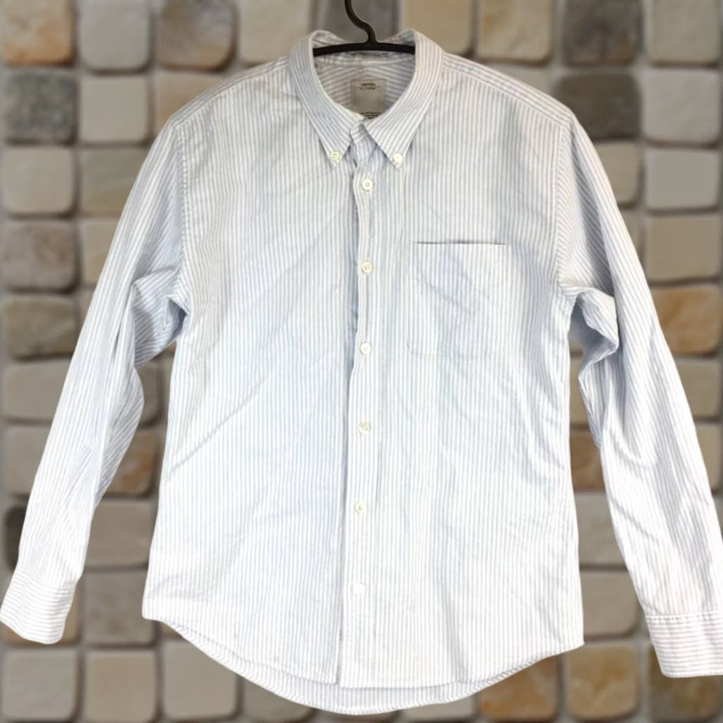 Visvim VISVIM Button-Down Striped Shirt Men S From Japan Cotton Long Sleeve Casual Size US S / EU 44-46 / 1 - 1 Thumbnail