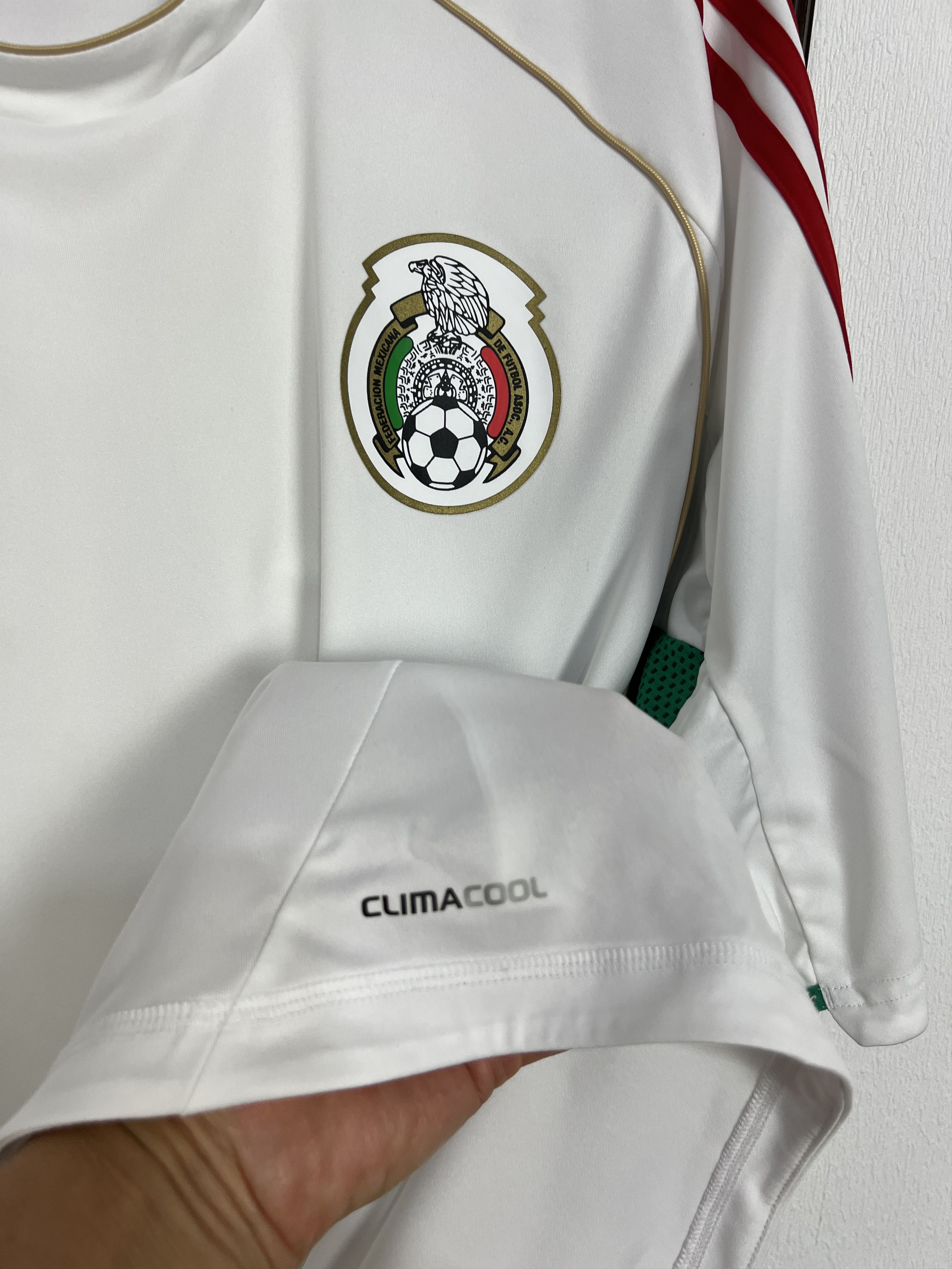 Adidas Vintage Adidas Mexico Football Train Shirt Soccer White Size US XL / EU 56 / 4 - 4 Thumbnail