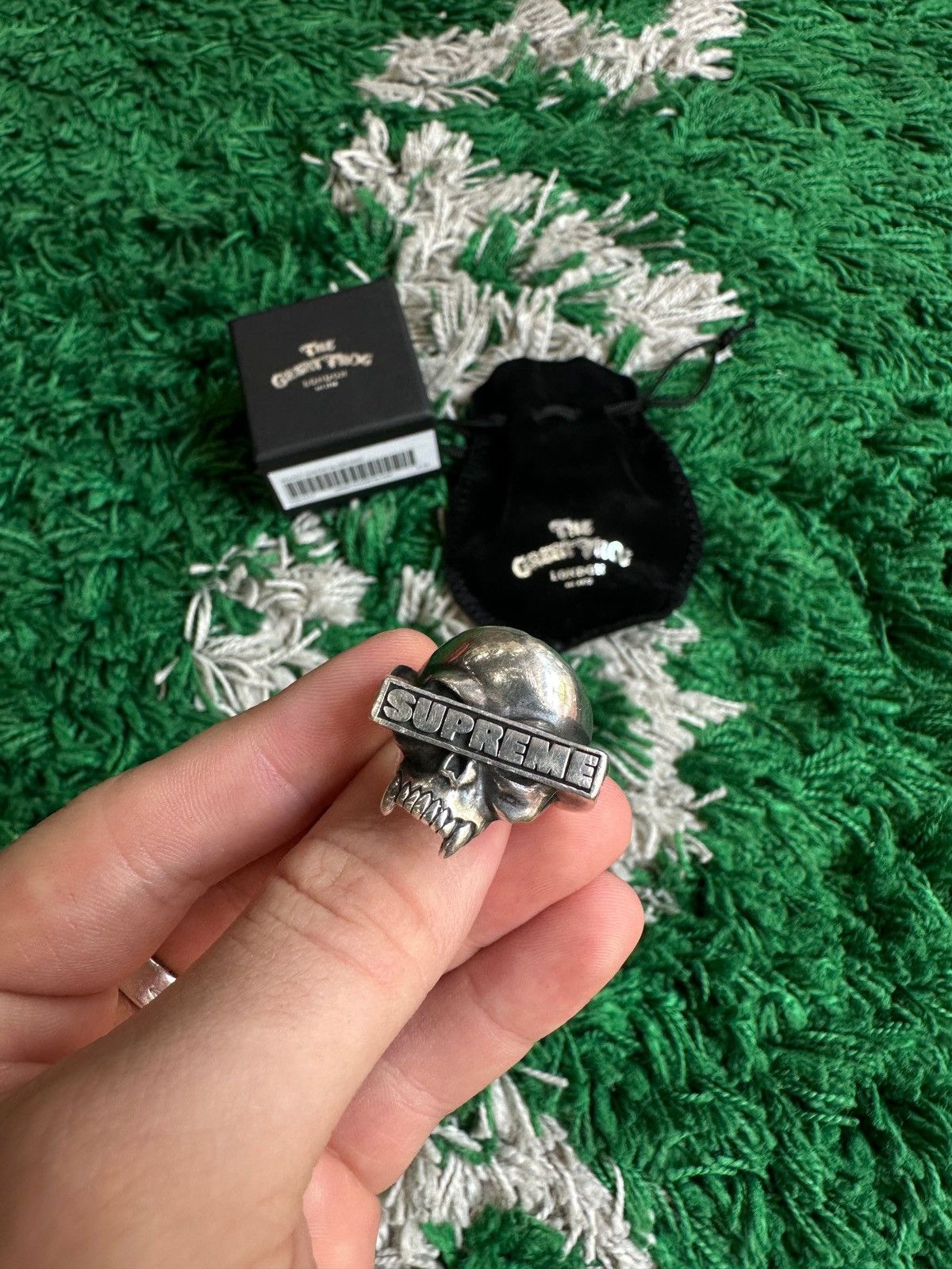 Bounty Hunter × Supreme Supreme X Bounty Hunter Silver Ring