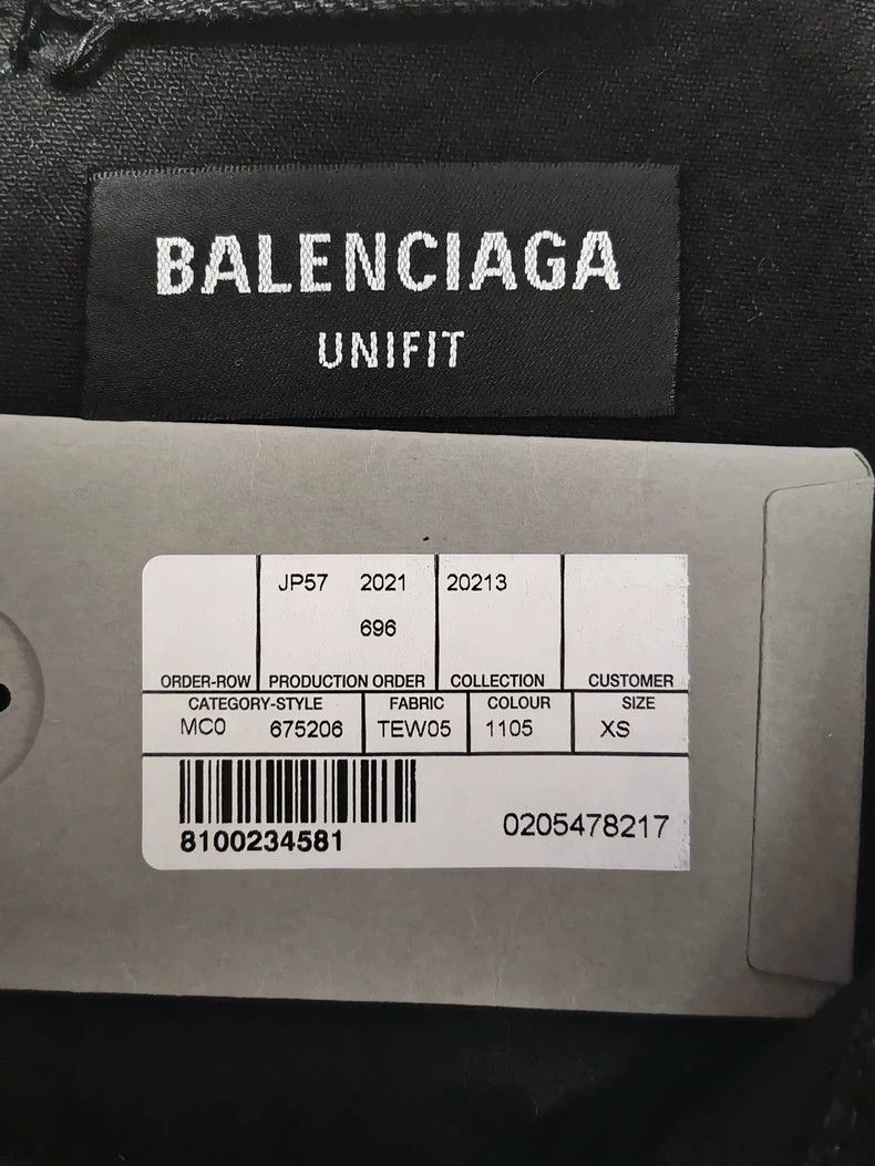 Balenciaga Balenciaga Old Appareal Black Denim Jacket Jacket Size US XS / EU 42 / 0 - 4 Thumbnail