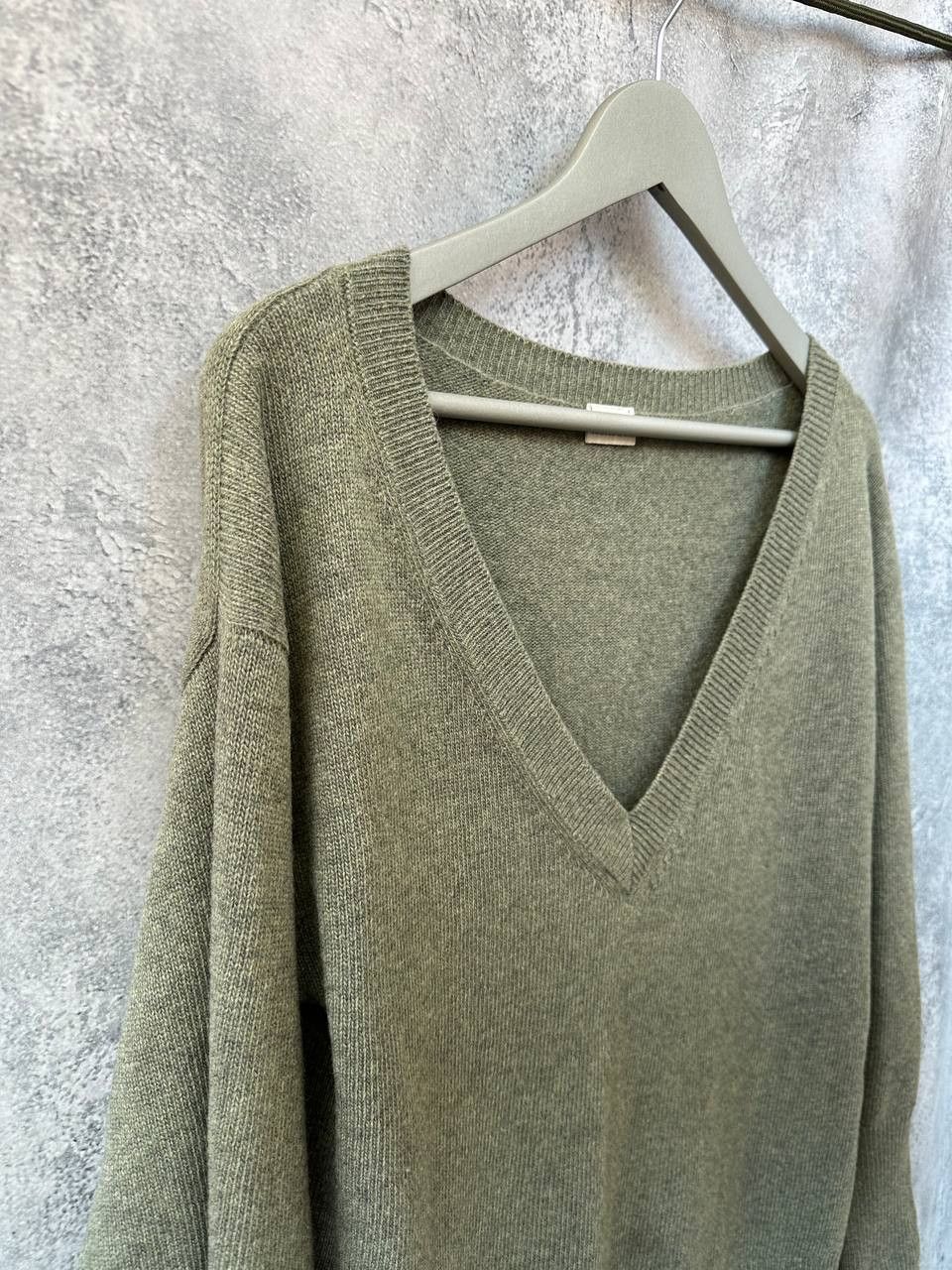 Other Celtic Co Geelong V-Neck Sweater Relaxed Jumper Long Sleeve Size L / US 10 / IT 46 - 4 Thumbnail