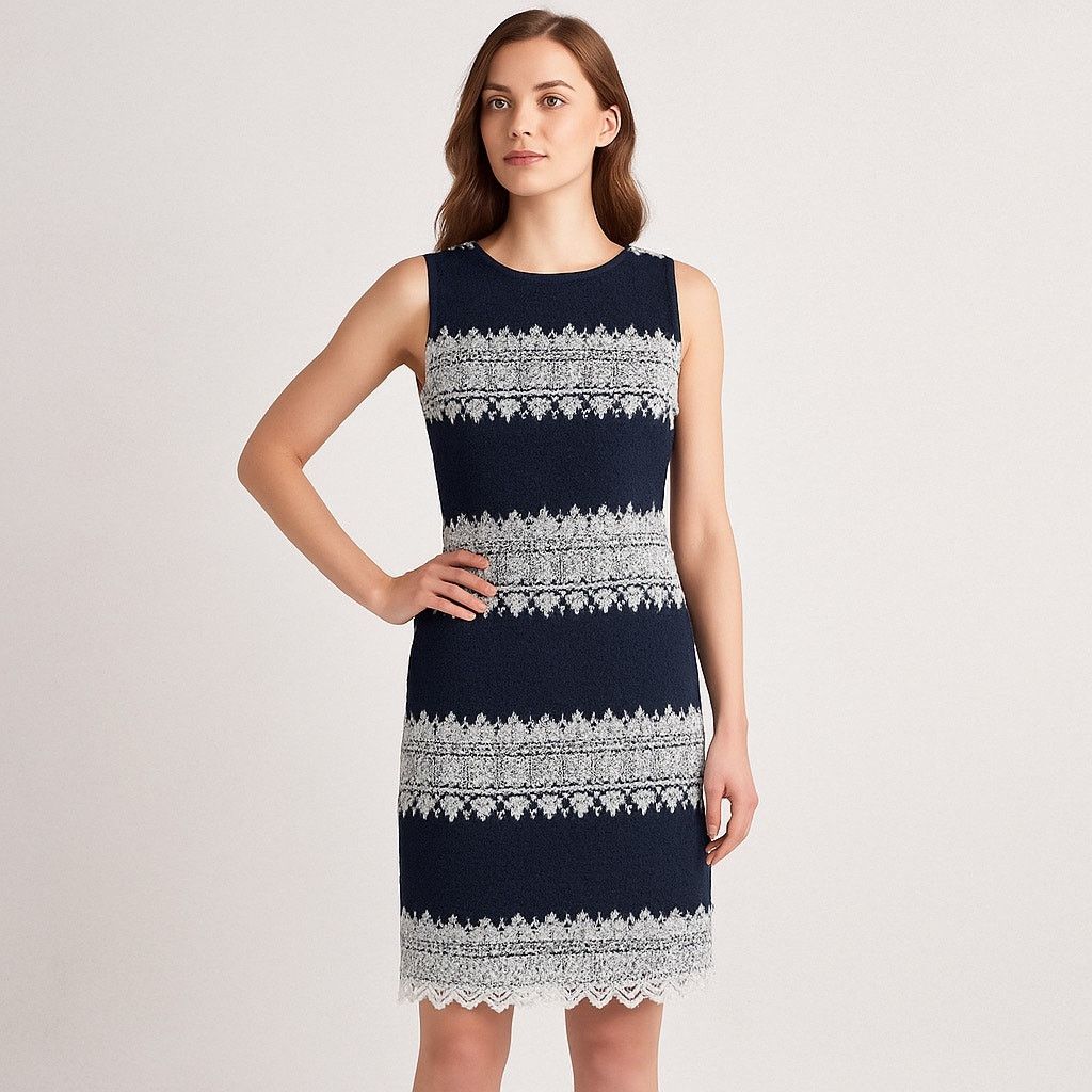 Karl Lagerfeld Karl Lagerfeld Paris Lace Sheath Dress Sz 6 Cocktail Evening Size M / US 6-8 / IT 42-44 - 1 Thumbnail
